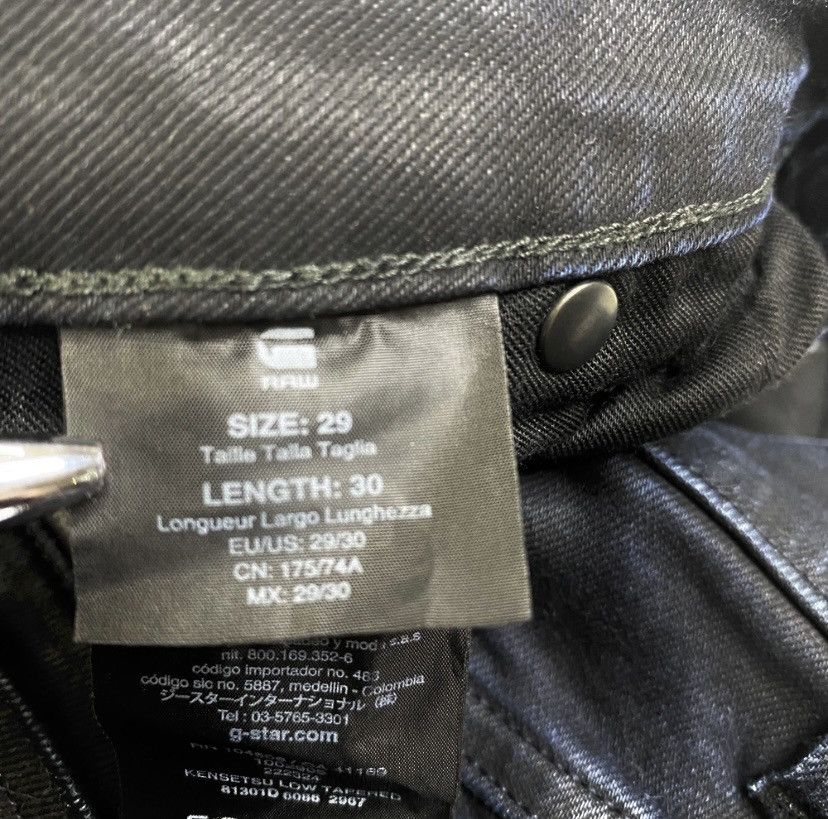 G-Star G-Star RAW Moto Jeans Mens Black Sz 29 Slim Button Fly EUC Size US 29 - 7 Thumbnail