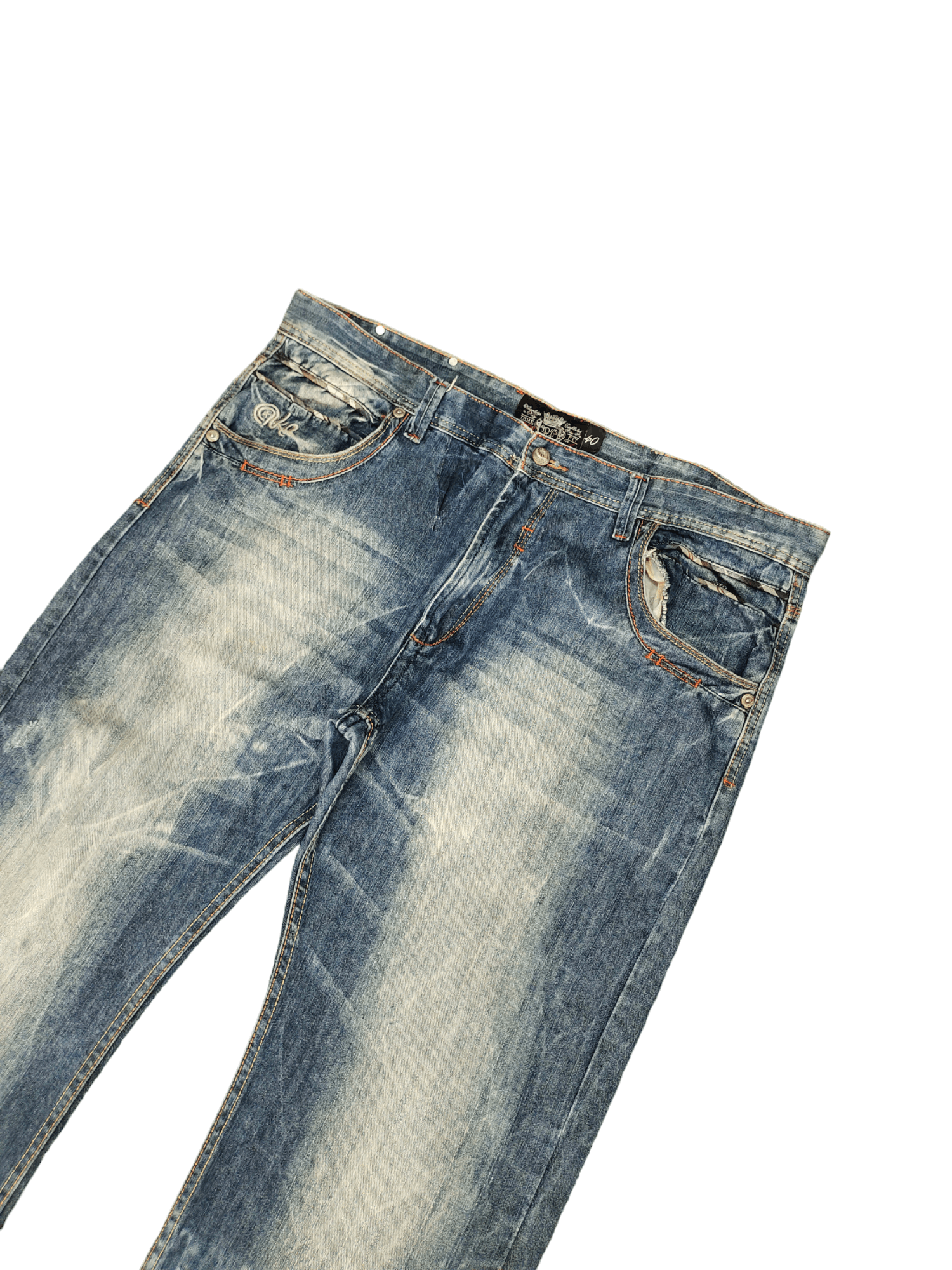 Akademiks Baggy Jeans Akademiks Lot 009 Denim Wide Loose Leg Jnco Size US 40 / EU 56 - 6 Thumbnail