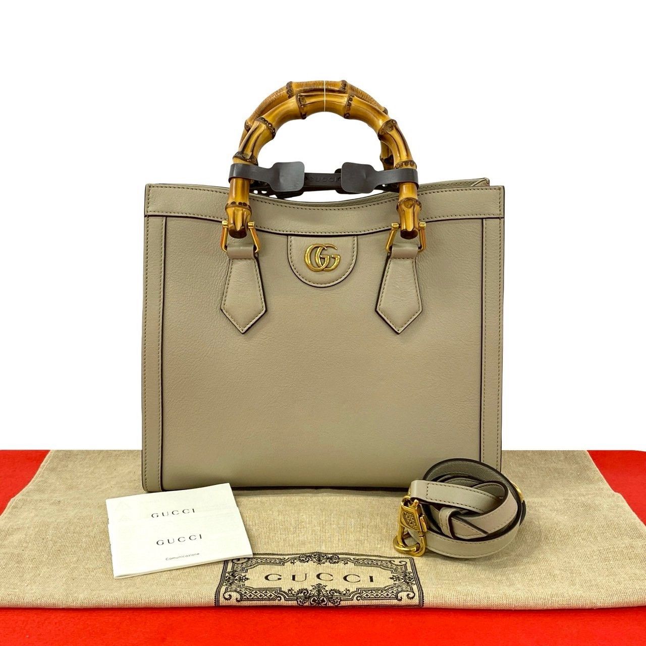Gucci Gucci Gucci Diana Leather 2way Bag Leather Shoulder Bag 660195 DUTY FREE for USA Size ONE SIZE - 1 Thumbnail