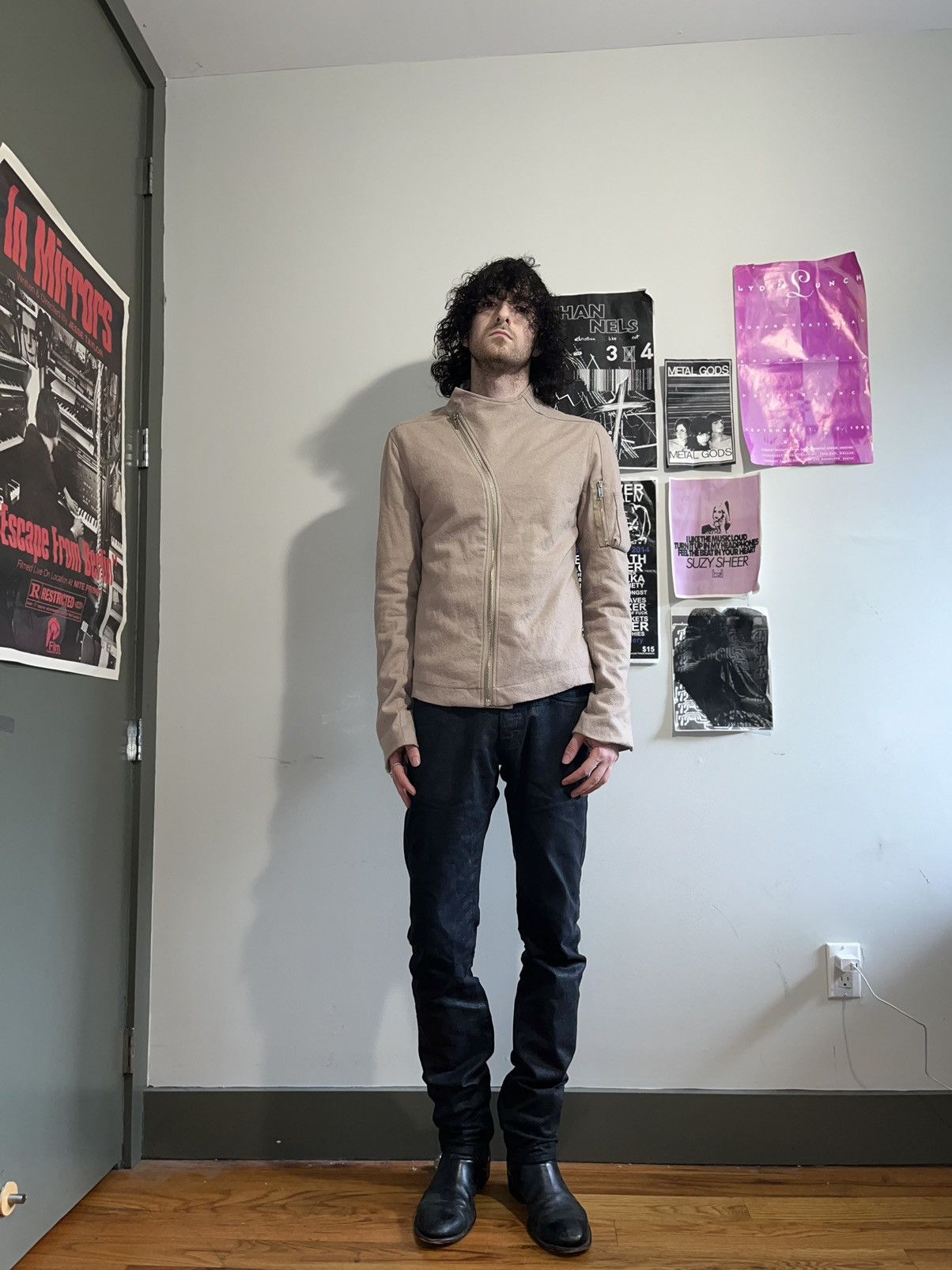 Rick Owens SS10 "Release" Wool Globa Jacket Size US M / EU 48-50 / 2 - 11 Thumbnail