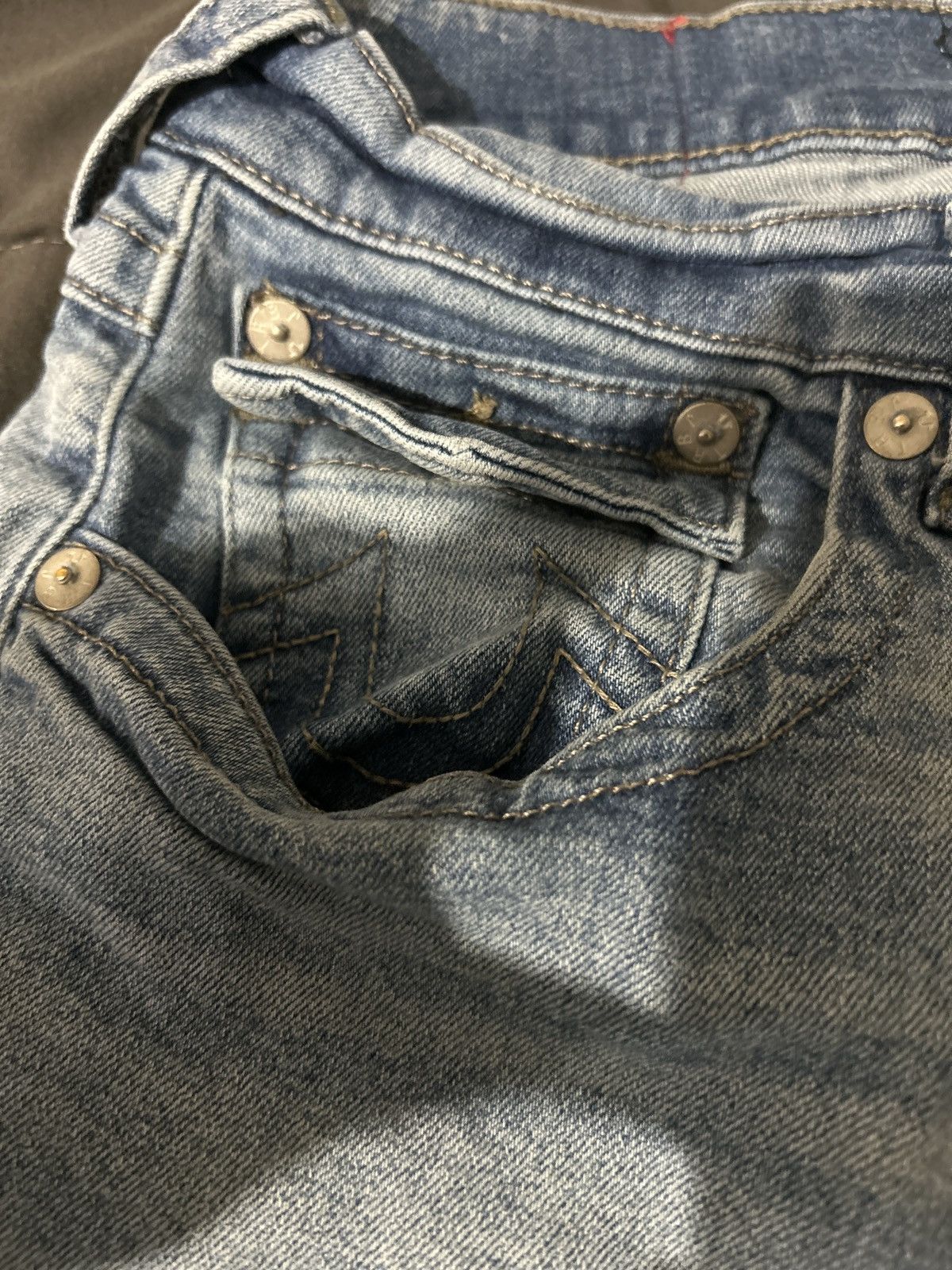 True Religion True Religion Flap Jeans Slim Size US 31 - 8 Thumbnail