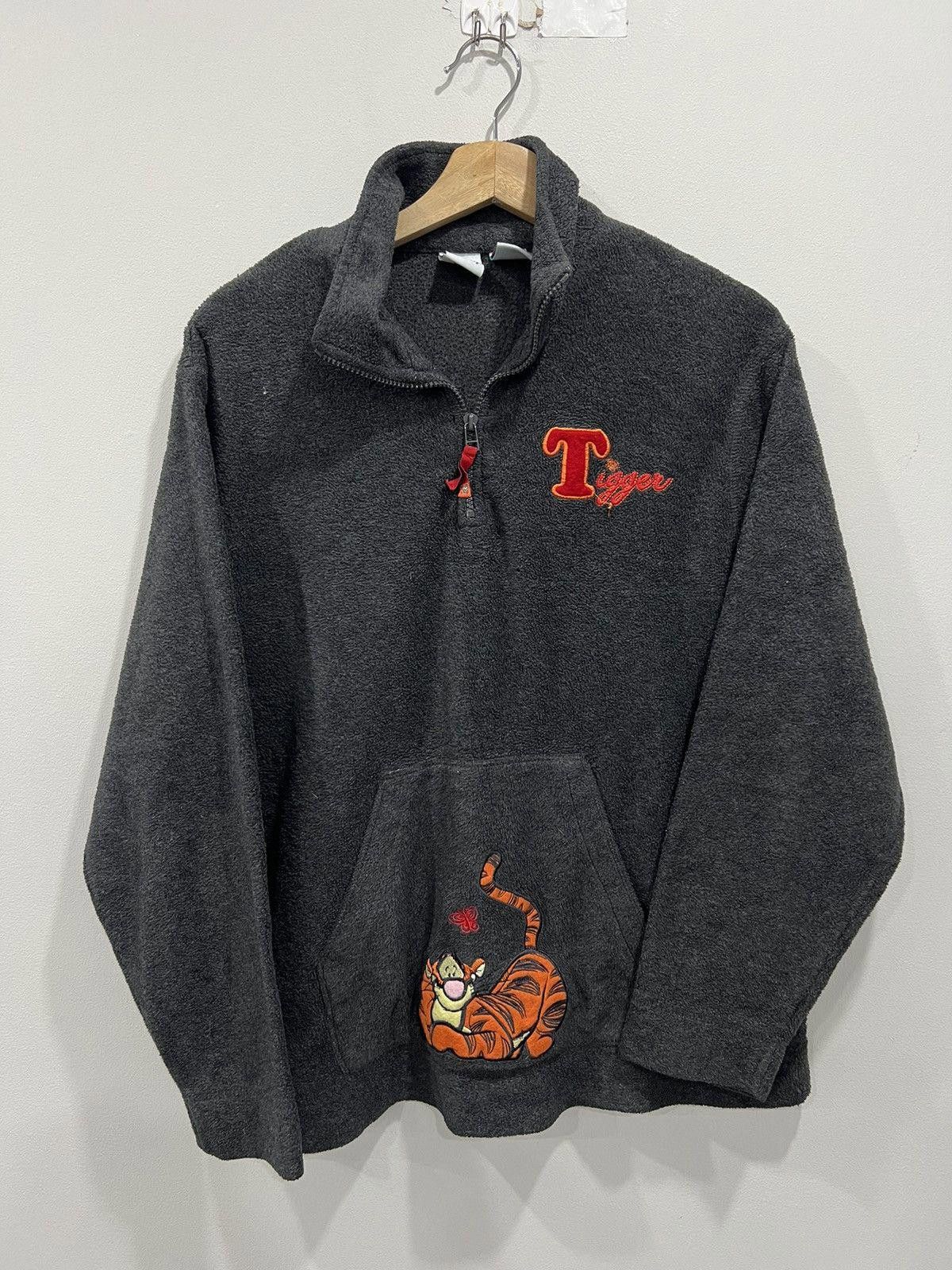 Vintage Vintage Womens Winnie The Pooh Tigger Fleece sweater Size L / US 10 / IT 46 - 1 Thumbnail