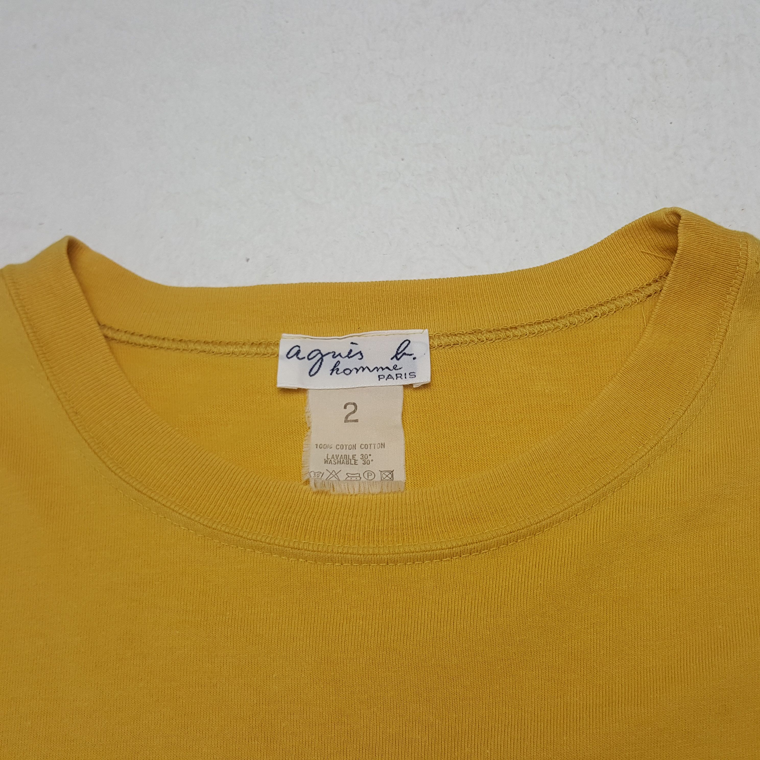 Vintage × agnes b. Vintage Agnes b Single Pocket Tshirt Size US L / EU 52-54 / 3 - 4 Thumbnail