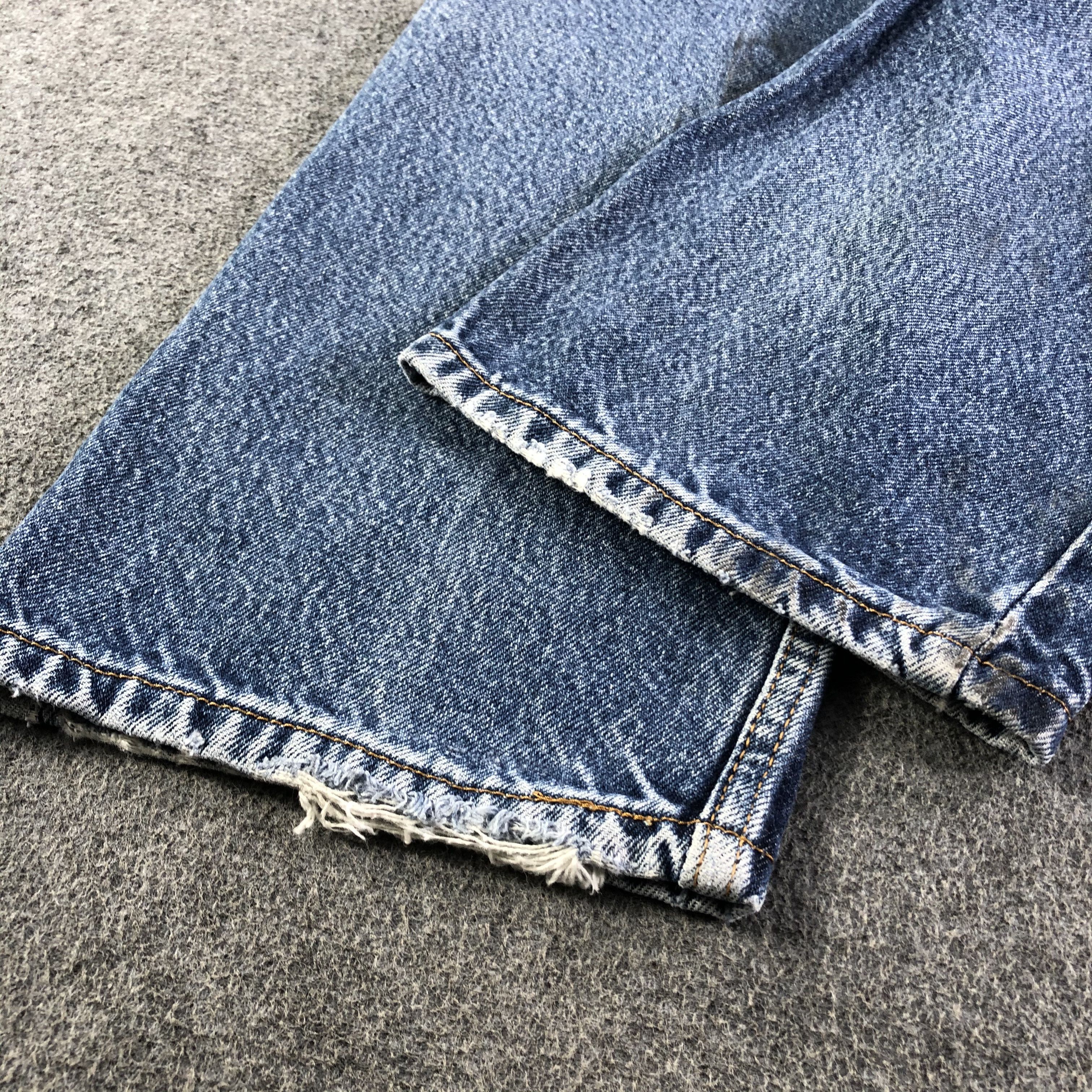 Levi's Vintage Blue Wash Levis 505 Jeans-J3468 Size US 34 / EU 50 - 6 Thumbnail
