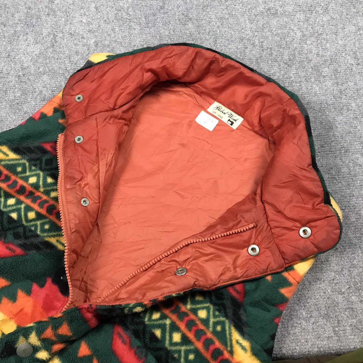 Japanese Brand Global work Fleece vest Navajo design Size US L / EU 52-54 / 3 - 6 Thumbnail