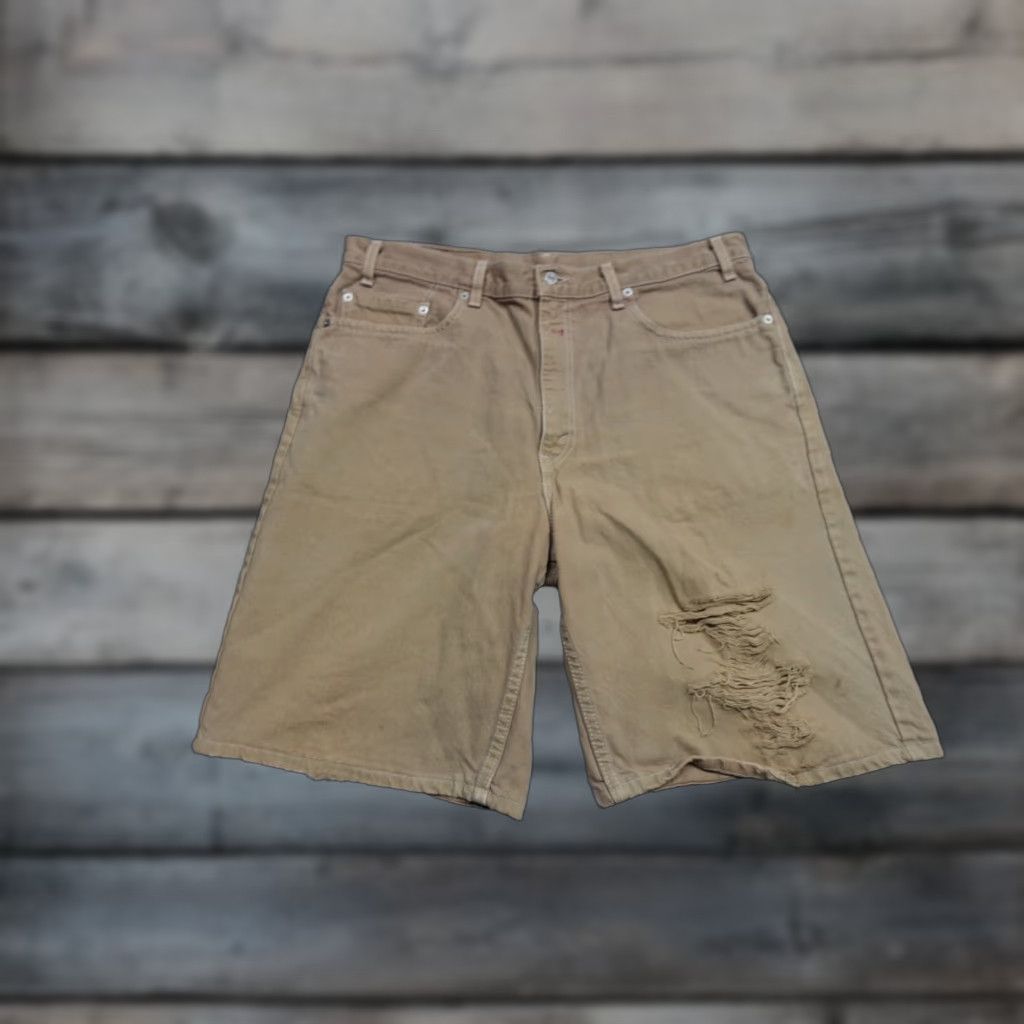 Levi's Vintage Levi's 550 Shorts Men 38 Beige Relaxed Fit Chino Light Loose Made in USA Size US 38 / EU 54 - 1 Thumbnail