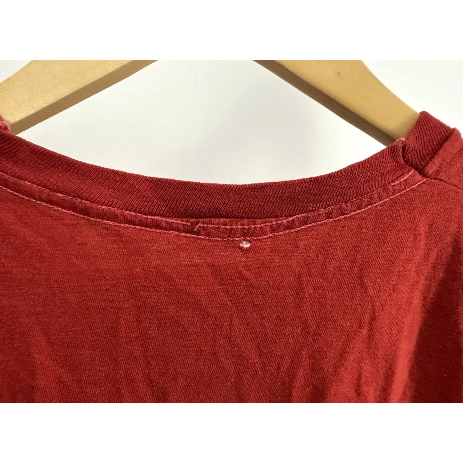 Vintage VTG 60s 70s Camp Occoneechee Summer Camper Staff T-Shirt Size M Red 70s Men Short Sleeve Vintage Camp T-Shirt Mens M Size US M / EU 48-50 / 2 - 5 Thumbnail
