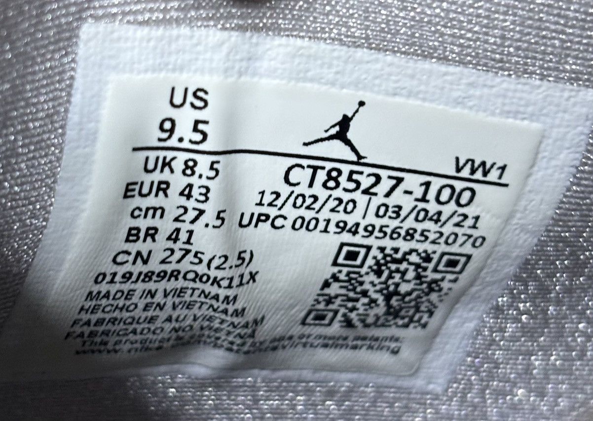 Jordan Brand Jordan 4 Retro White Oreo 2021 Size 9.5 Size US 9.5 / EU 42-43 - 6 Thumbnail