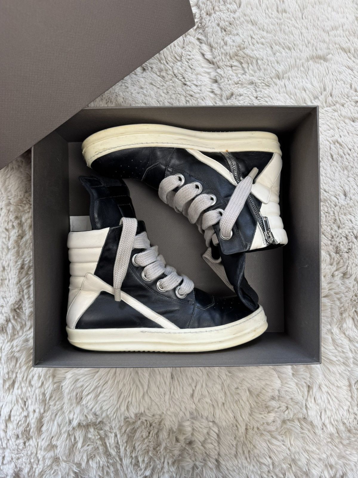 Rick Owens NEW | SS22 FOGACHINE FAT LACE JUMBO RAMONES CARNELIAN