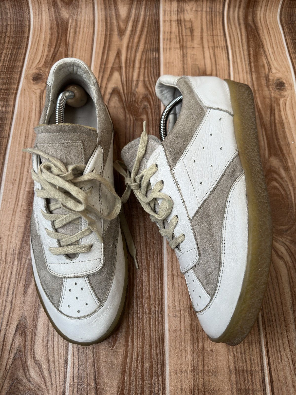 Maison Margiela Maison margiela MM6 White Court Sneakers Lowtops Size US 11 / EU 44 - 7 Thumbnail