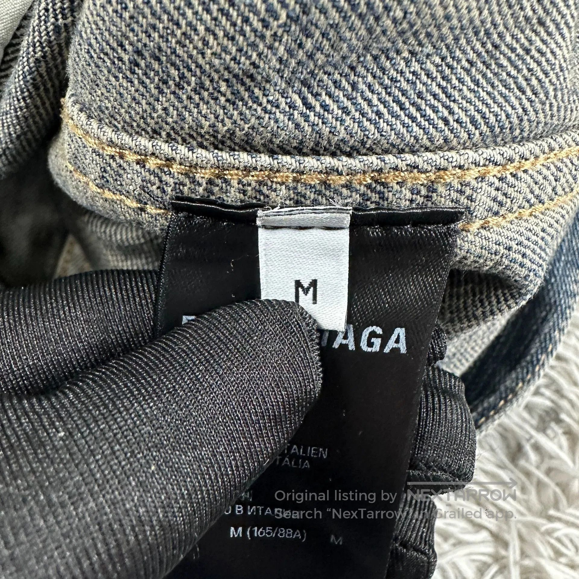Balenciaga balenciaga double b logo denim jacket. Size US M / EU 48-50 / 2 - 5 Thumbnail