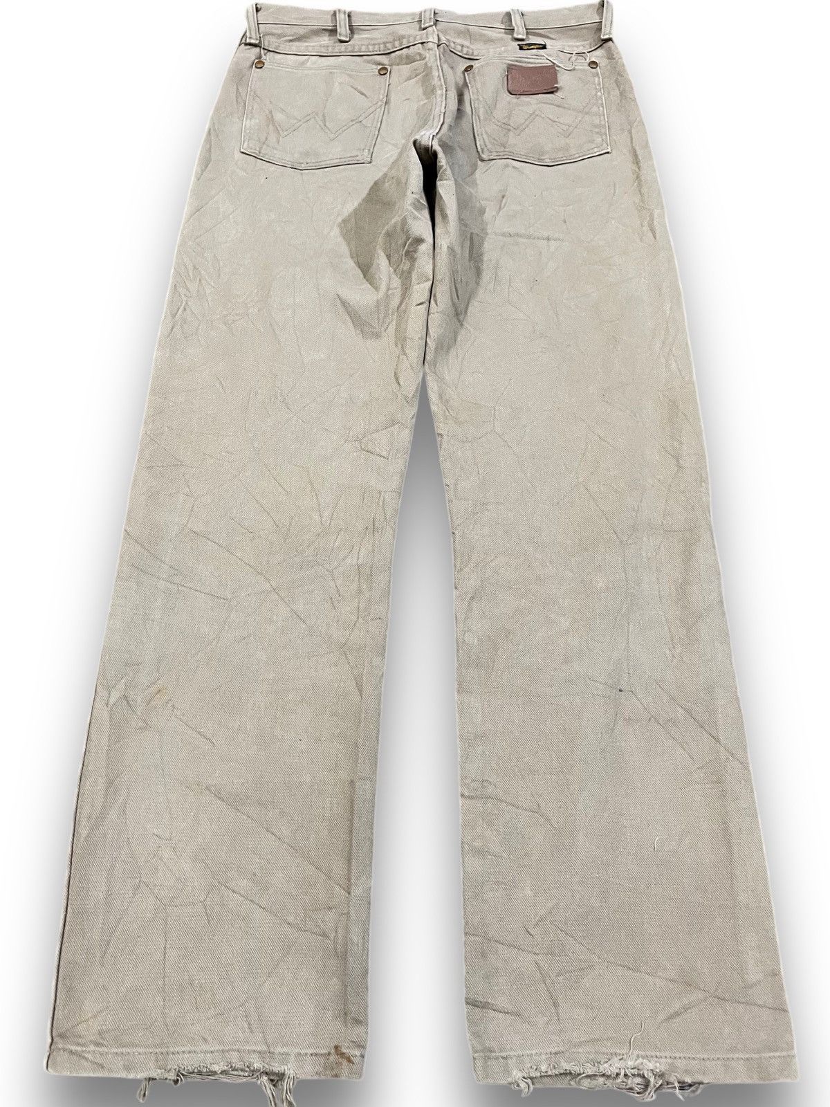 Wrangler × Yasuyuki Ishii Vintage Wrangle khaki Baggy Denim Size US 32 / EU 48 - 5 Thumbnail