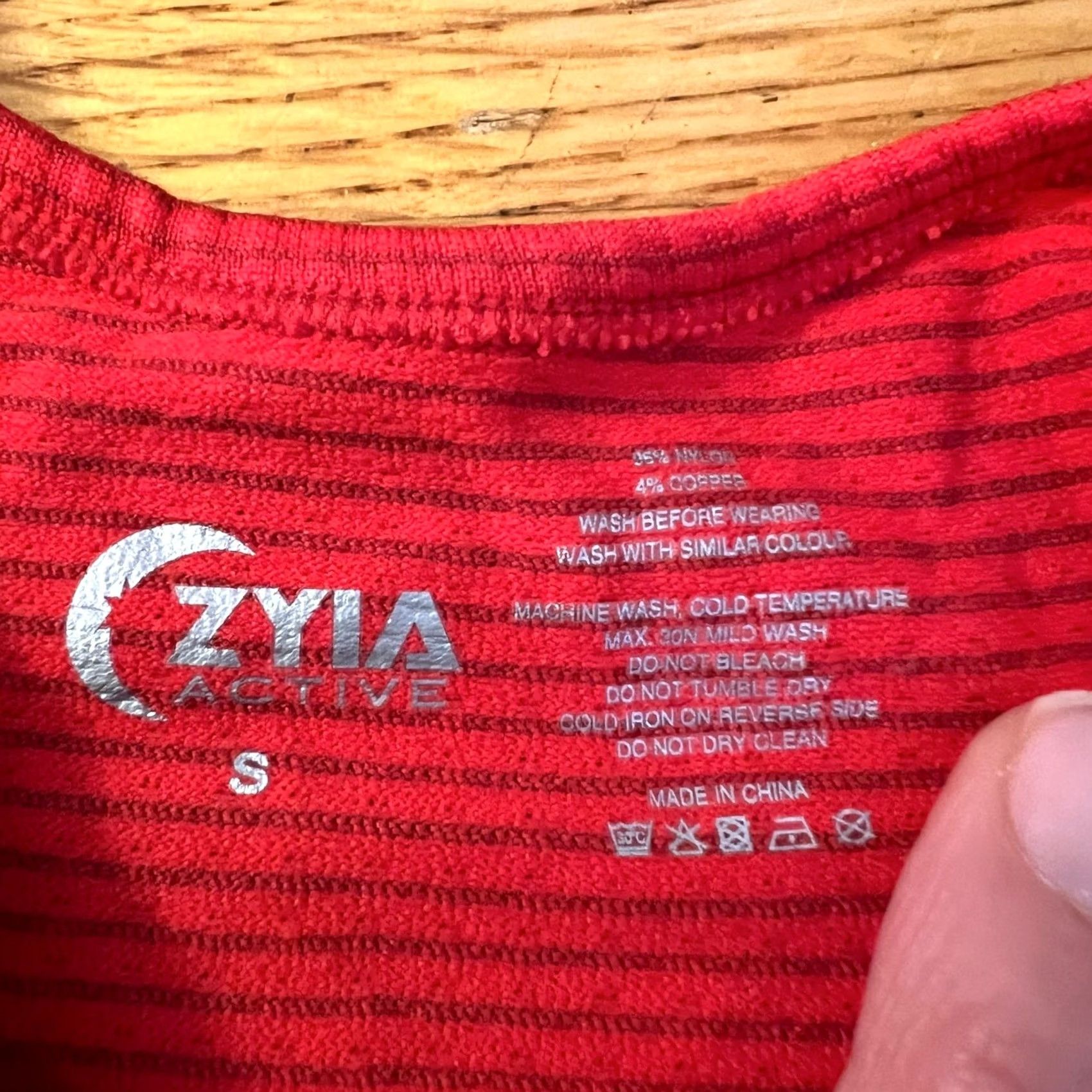 Vintage ZYIA Active Tank Shirt Womens Small Copper Charge Tank Top Neon Red USD Tank Top? Size S / US 4 / IT 40 - 5 Thumbnail