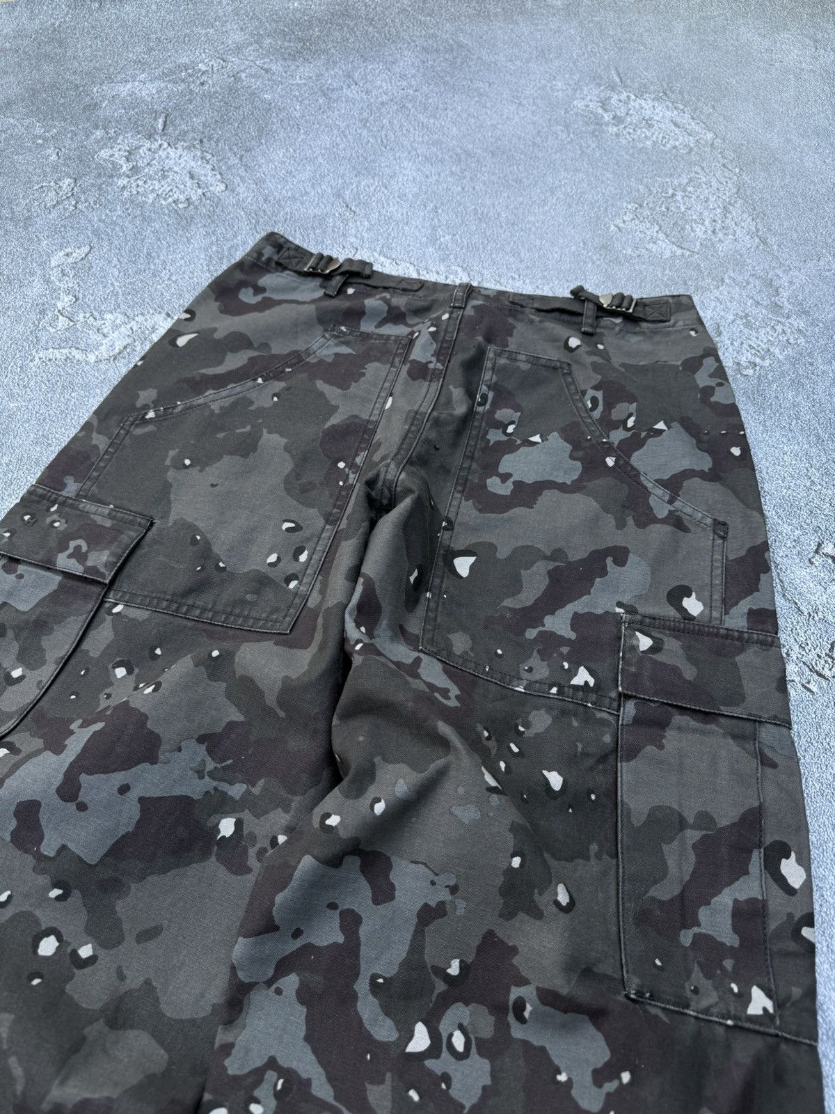 Kith NWT Kith Jaden Midnight Cookie Camo Logo Wide Aviator Pants Size US 30 / EU 46 - 8 Thumbnail