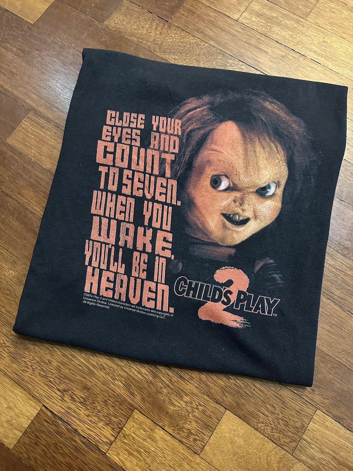 image of Childs Play 2 Movie in Black, Men's (Size Medium)