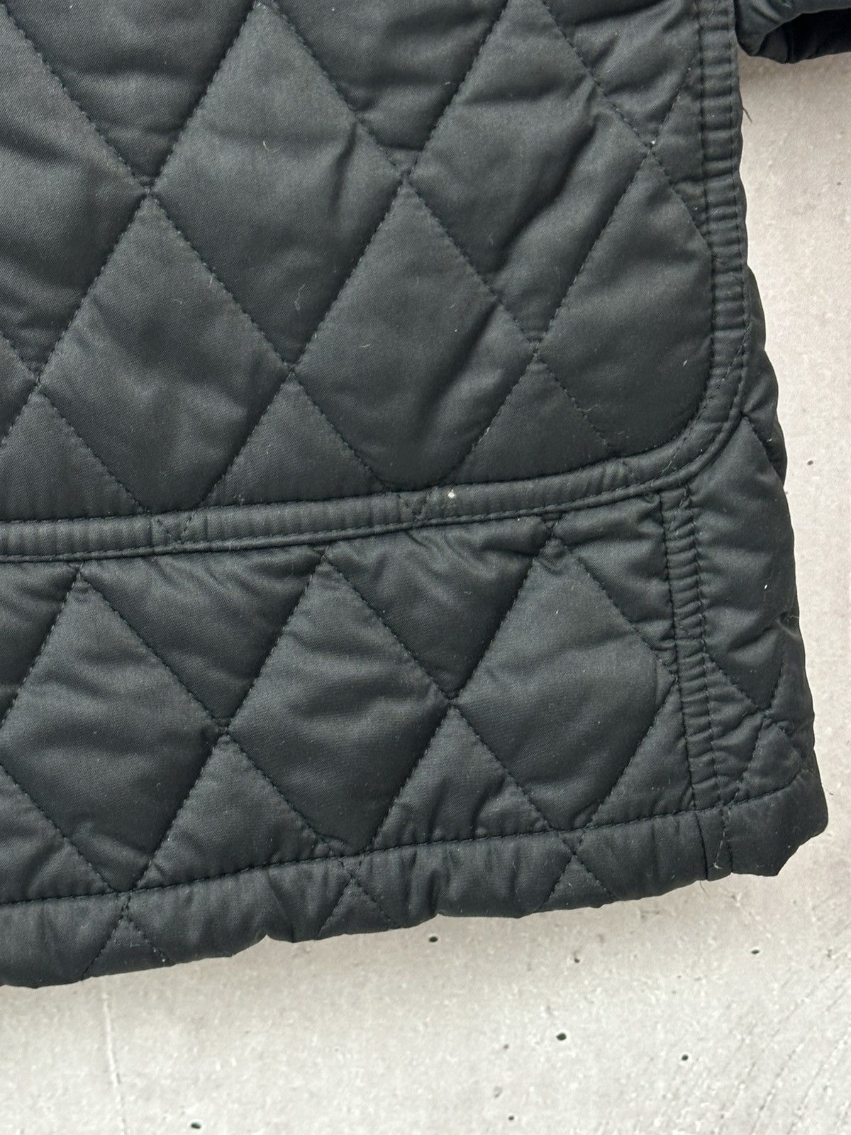 Barbour Barbour Valerie Black Quilted Tartan Check Trench Coat Size XL / US 12-14 / IT 48-50 - 8 Thumbnail