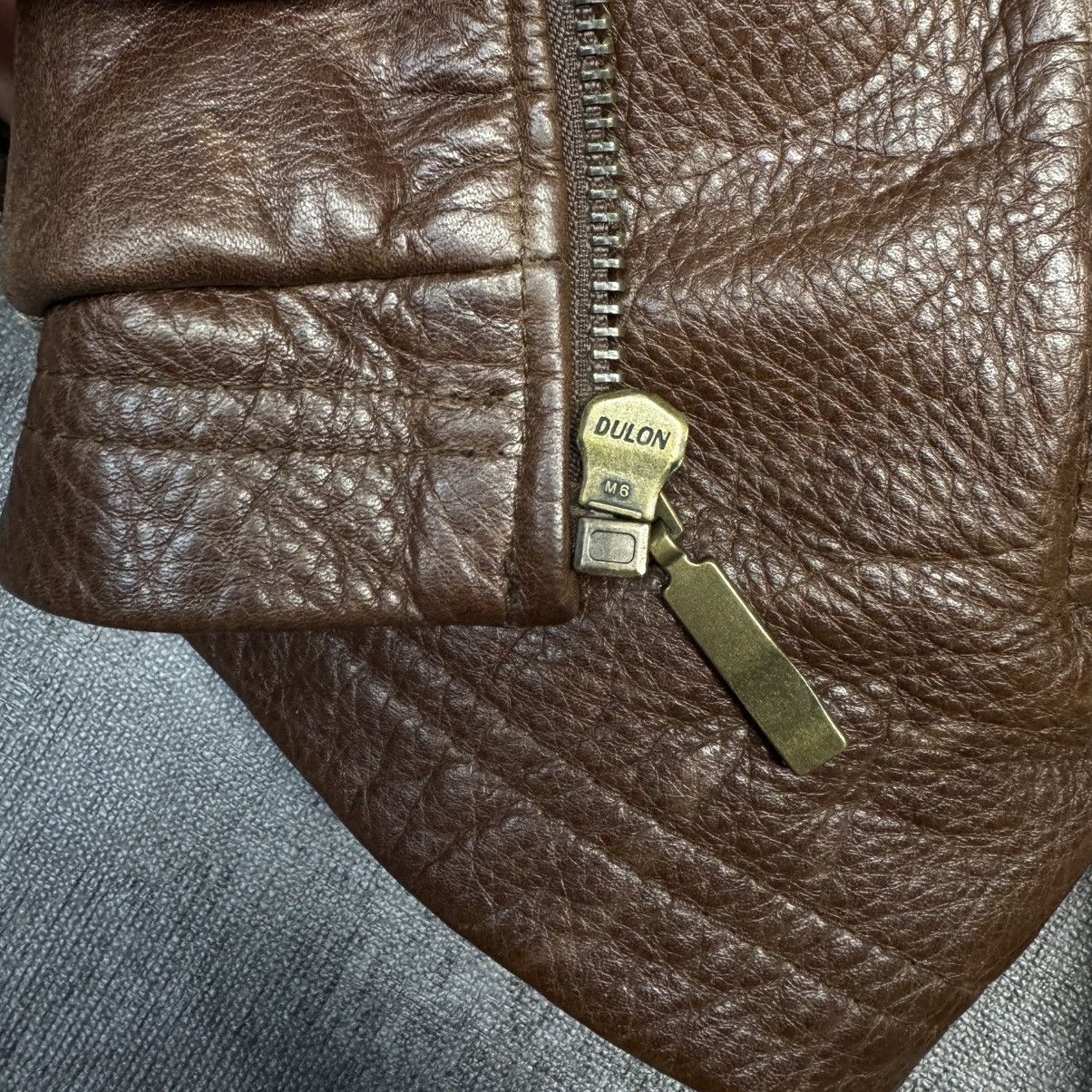 Quiksilver × Vintage Vintage Quiksilver Leather Jacket 90s Size US L / EU 52-54 / 3 - 9 Thumbnail