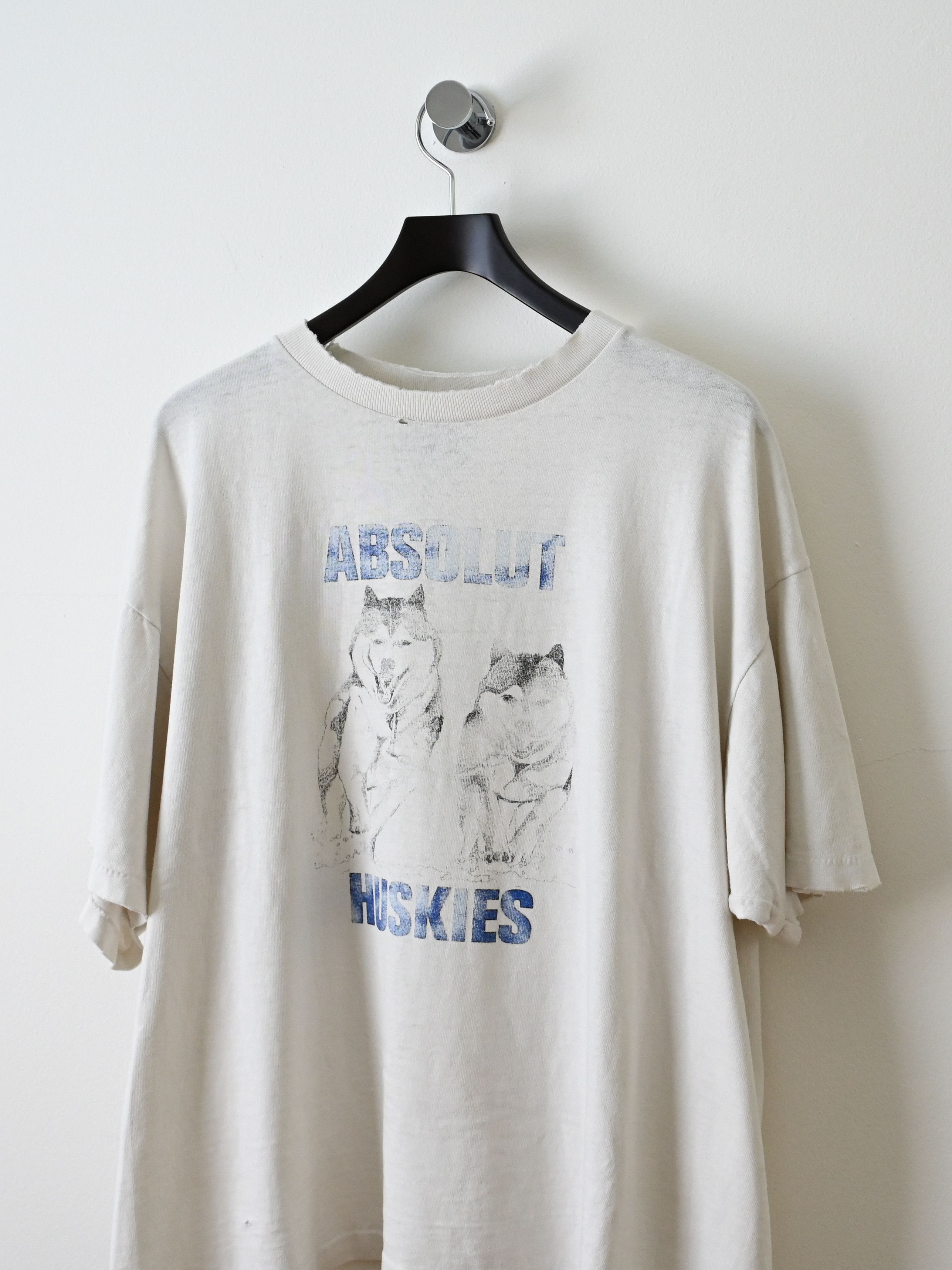 Vintage Absolut Huskies Tee Size US L / EU 52-54 / 3 - 3 Thumbnail