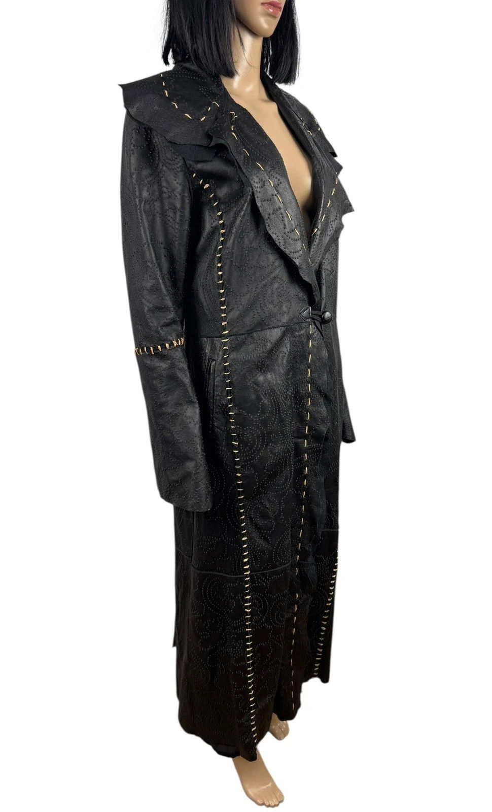 Other Gian Mori Genuine Leather Trench Coat Structured size XL Size XL / US 12-14 / IT 48-50 - 5 Thumbnail