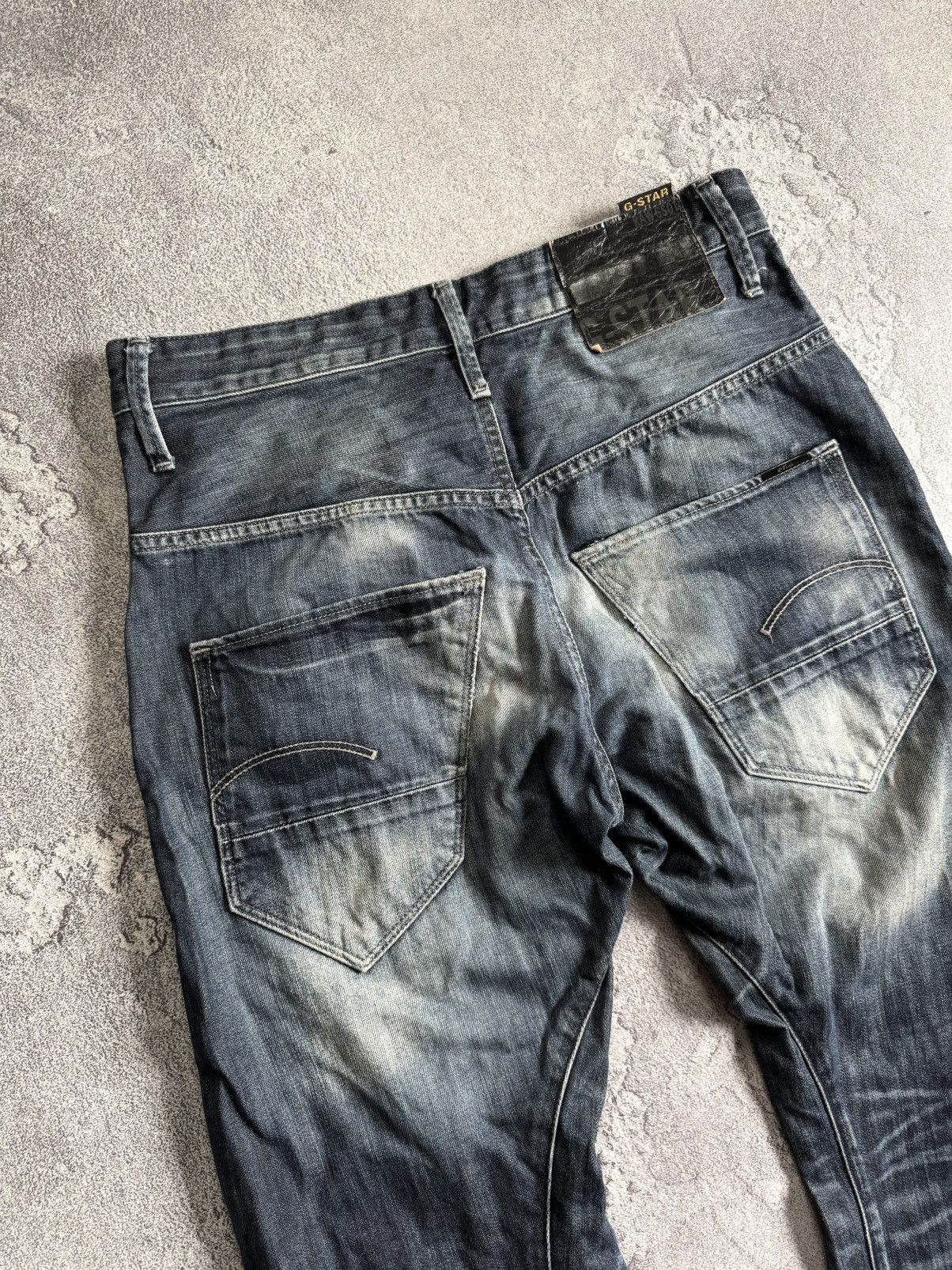 G-Star G Star Arc 3D Jeans 30 L32 Loose Tapered Leg Zip Twisted Size US 30 / EU 46 - 3 Thumbnail