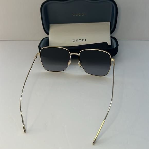 Gucci New Authentic GUCCI GG1031S-001 59 Sunglass Woman Metal Gold Size ONE SIZE - 12 Thumbnail
