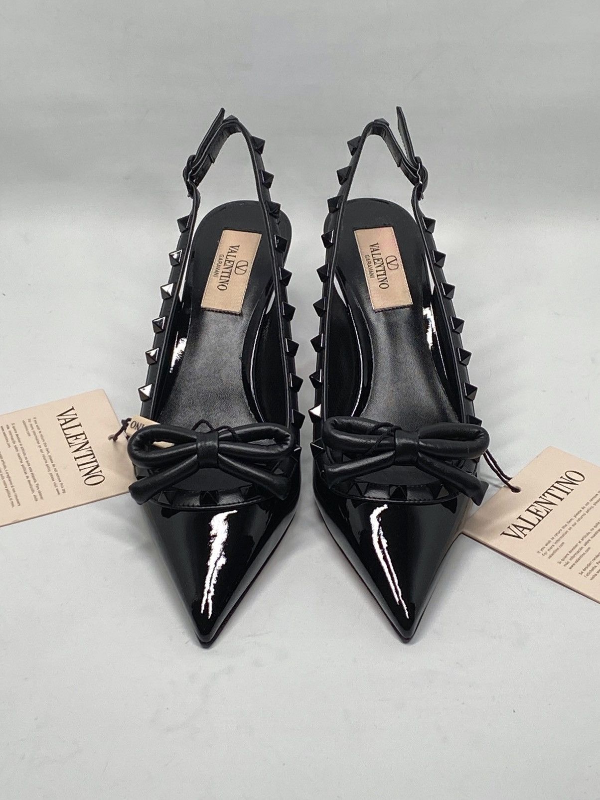 Valentino Valentino Garavani Rockstud Bow Slingback Pumps size 35 Size US 5 / IT 35 - 5 Thumbnail