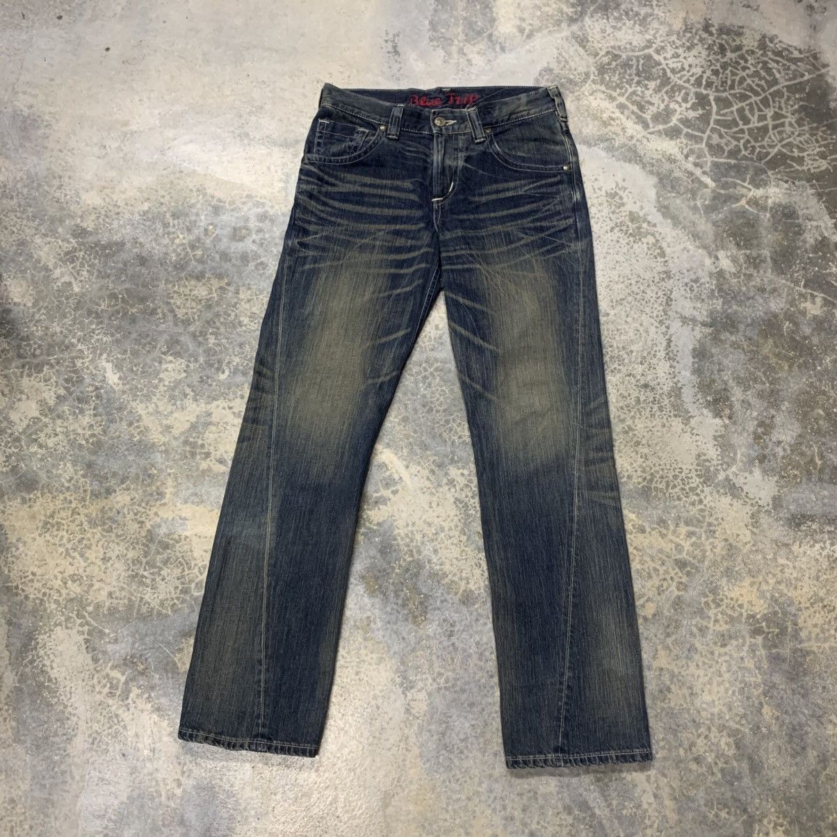 Edwin × If Six Was Nine × Japanese Brand Vintage Edwin Blue Trip Clawmark Twisted Leg Jean Size US 33 - 1 Thumbnail