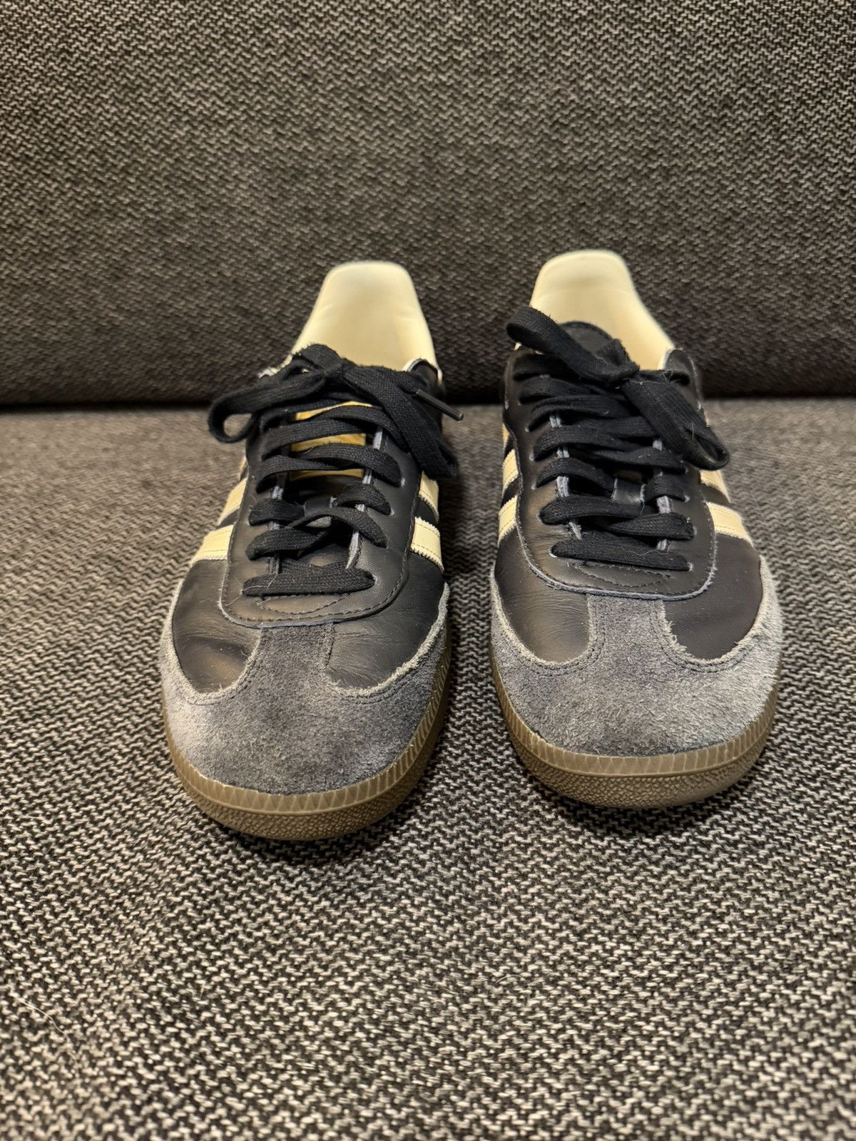 Adidas Navy Blue Leather Adidas Sambas Size US 10.5 / EU 43-44 - 1 Thumbnail
