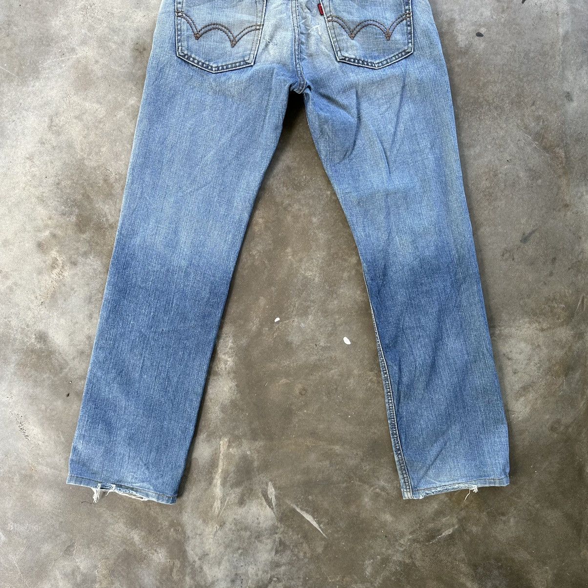 Japanese Brand Vintage Edwin 503 Sick Distressed Faded Denim Jean Pant W32 Size US 32 / EU 48 - 11 Thumbnail