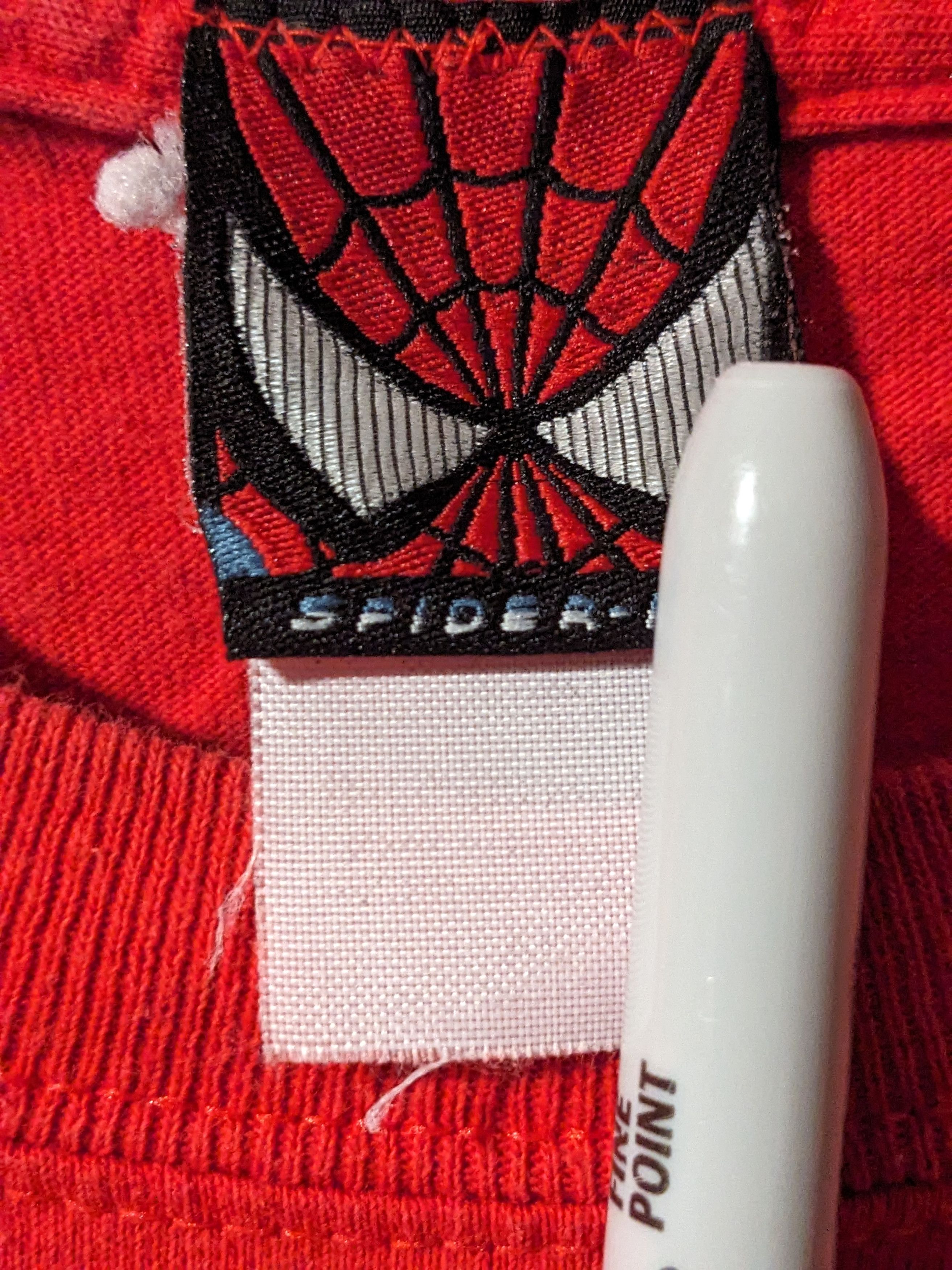 Marvel Comics × Vintage Vintage 2003 Spider Man Marvel Comics Caution Large T-Shirt Size US L / EU 52-54 / 3 - 3 Thumbnail