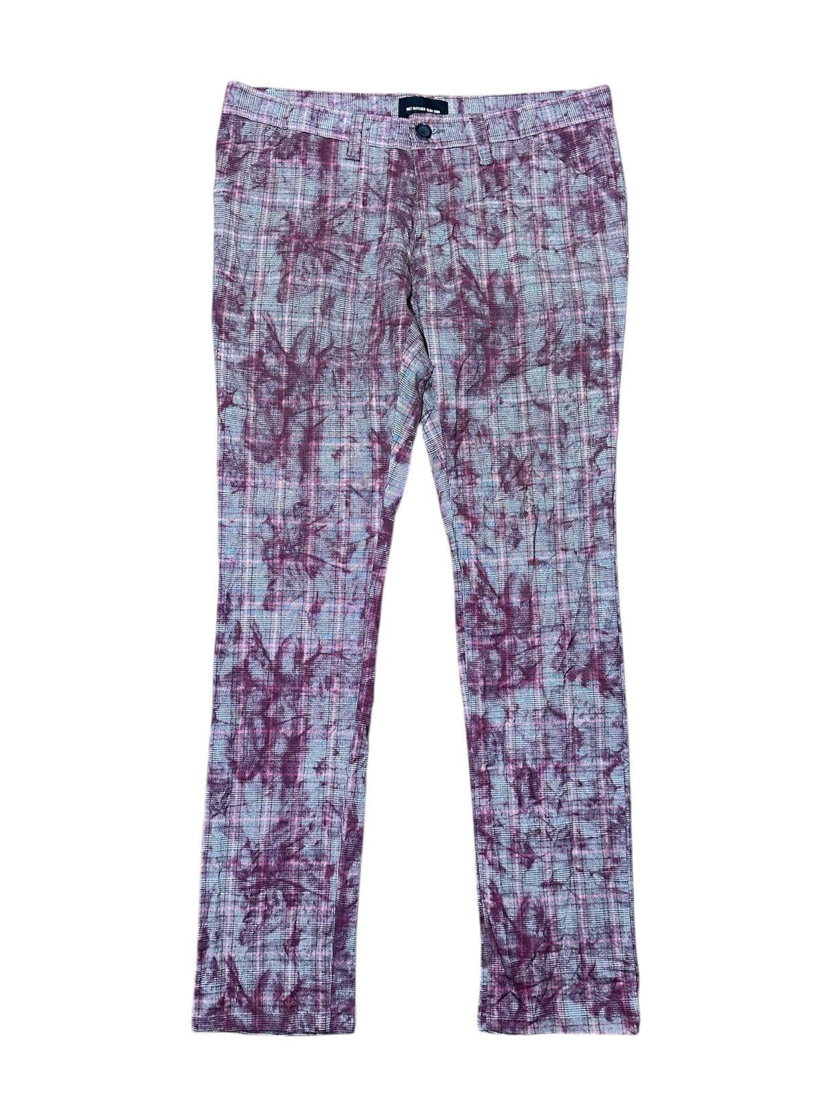 Diet Butcher Slim Skin DIET BUTCHER SLIM SKIN METAL BURGER PRINTED PANTS Size US 33 - 1 Thumbnail