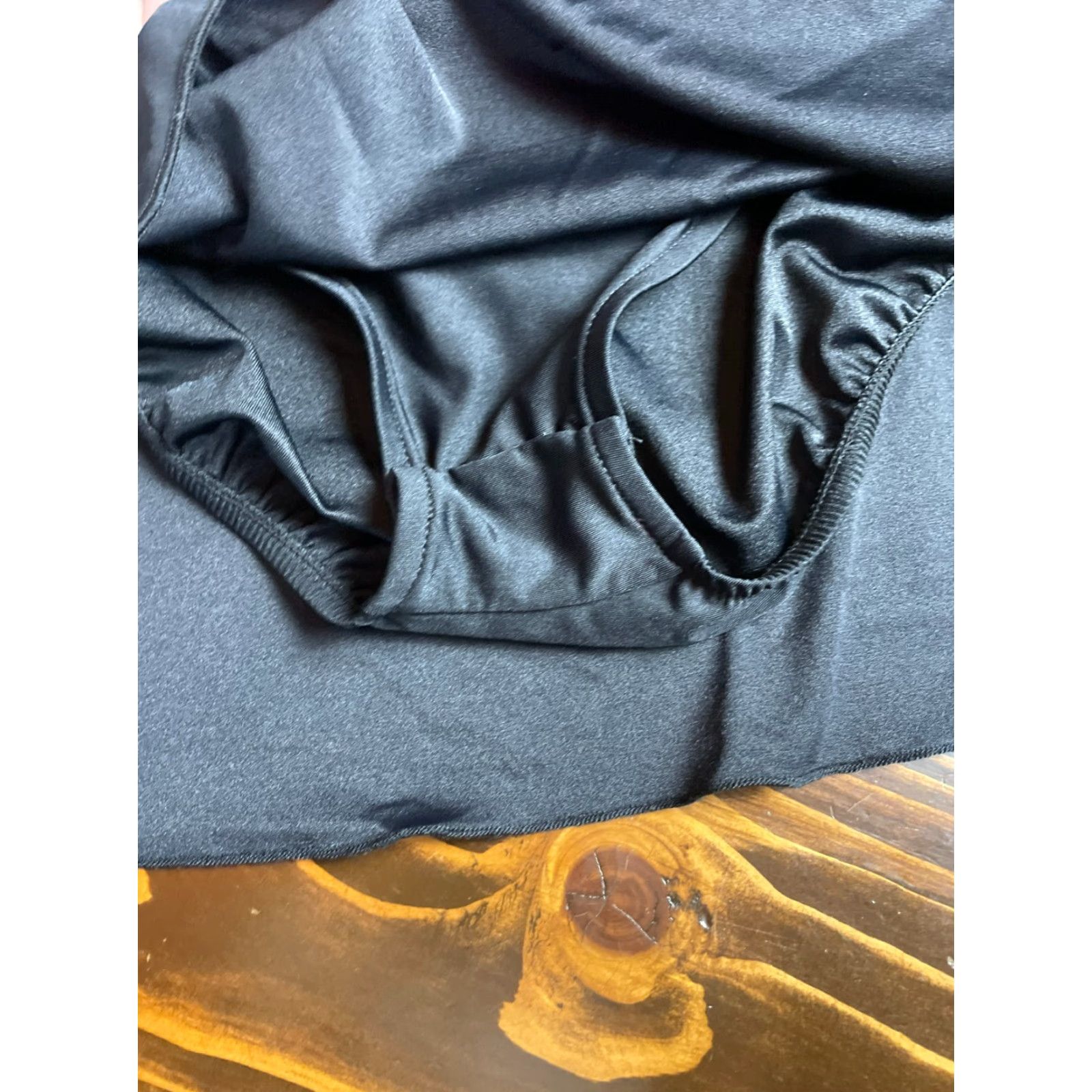 Swims VINTAGE Trimshaper Skirt Women Size 14 Black Swim Skirt Bottom Womens 14 Black Swim Skirt Size 36" / US 14 / IT 50 - 4 Thumbnail