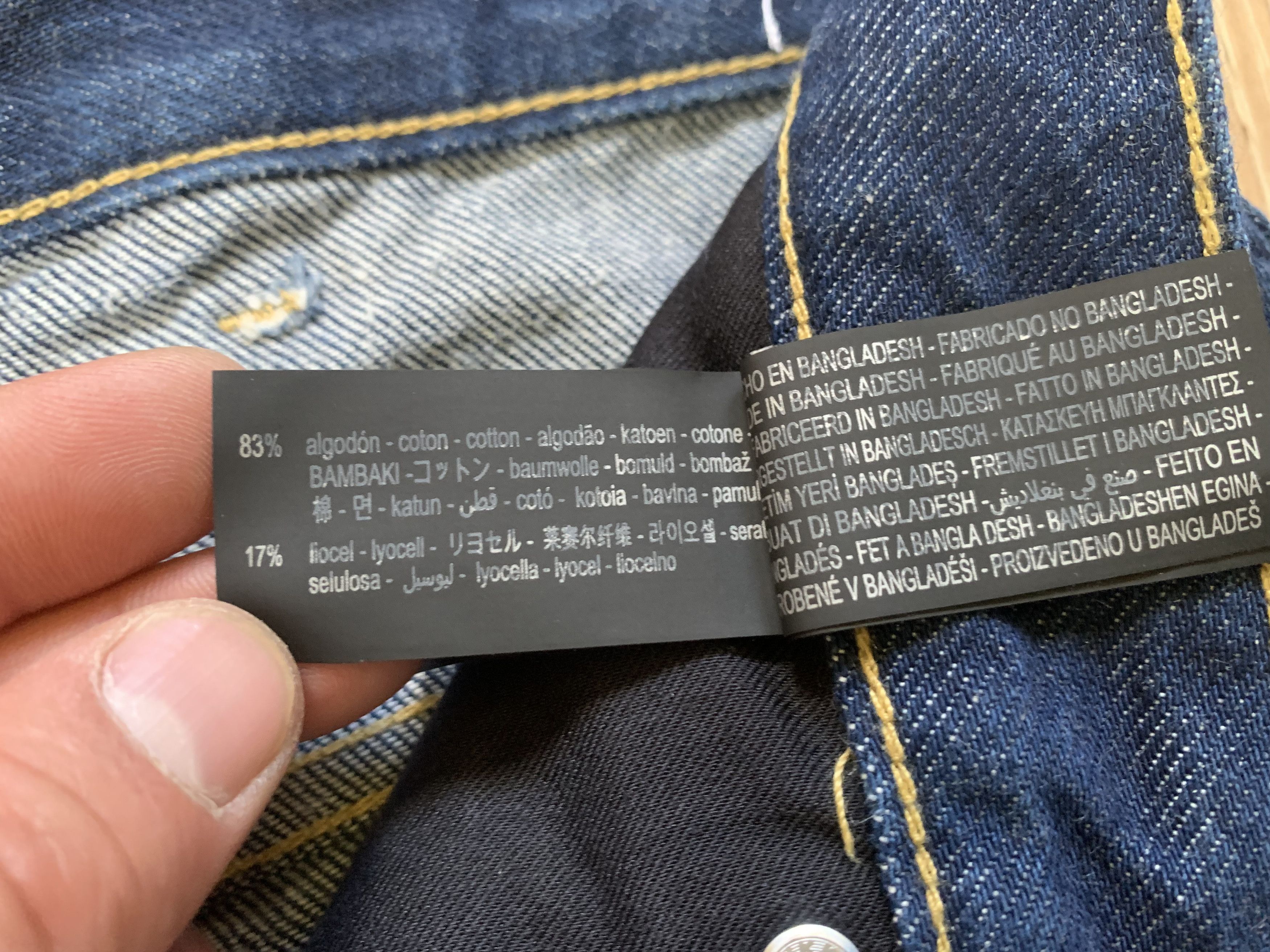 Zara Zara Mens Navy Blue Jeans Size US 32 / EU 48 - 10 Thumbnail