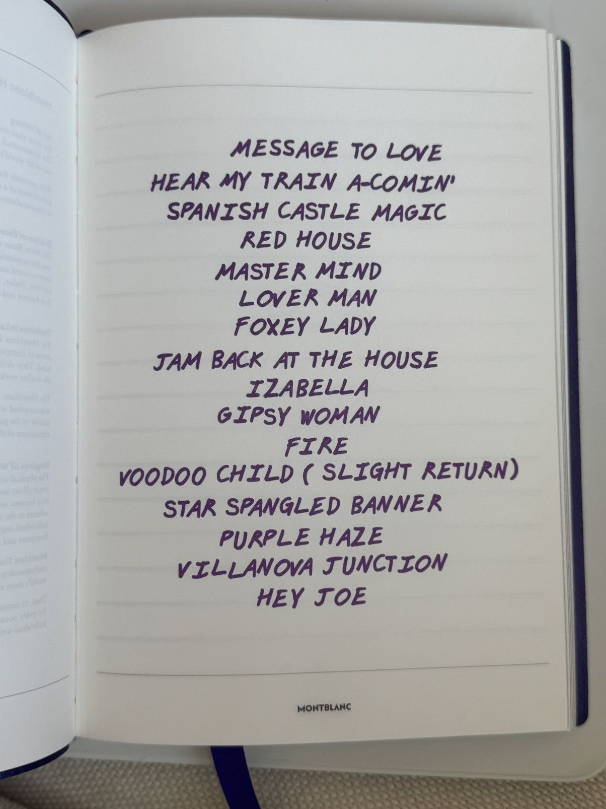 Jimi Hendrix *READ BIO* Jimi Hendrix Notebook - Signed by Janie Hendrix Size ONE SIZE - 3 Thumbnail