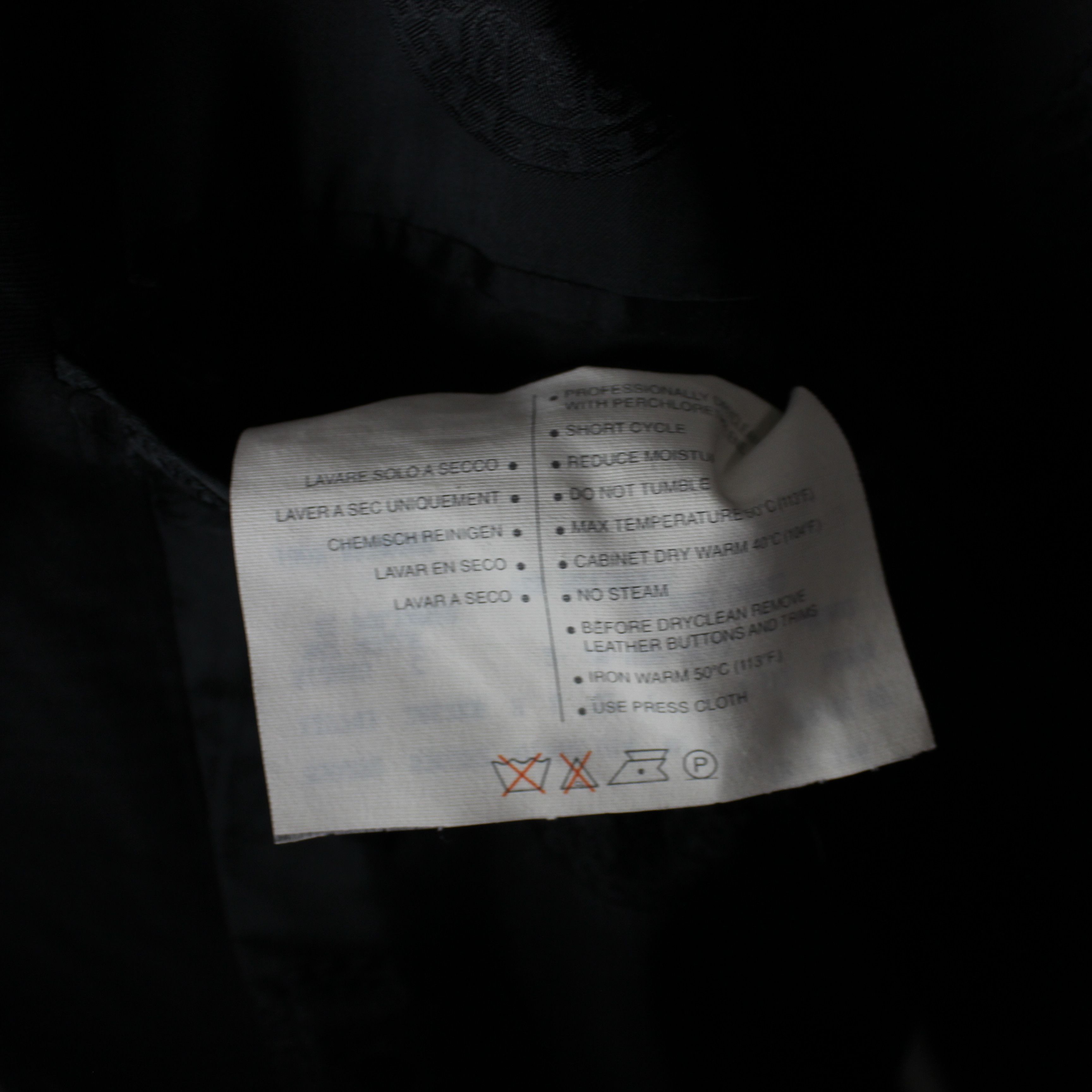 Versace Versace classic v2 blazer men wool black 50 52 XL Size 44R - 9 Thumbnail