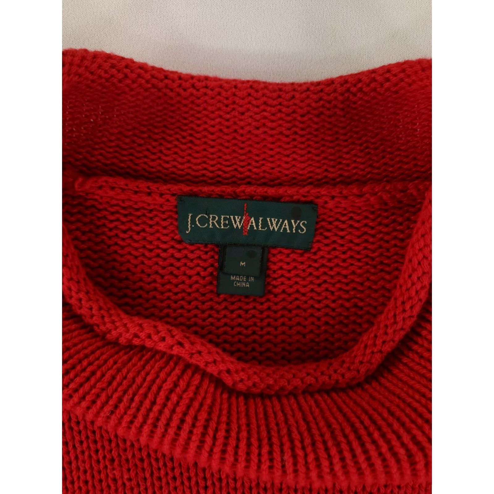 J.Crew J.CREW Sweater Oarsmen Roll Neck Red Long Sleeve Mens M Shirt/Top Pullover Shirt Mens M Red Oarsmen Roll Neck Sweater Size US M / EU 48-50 / 2 - 2 Thumbnail