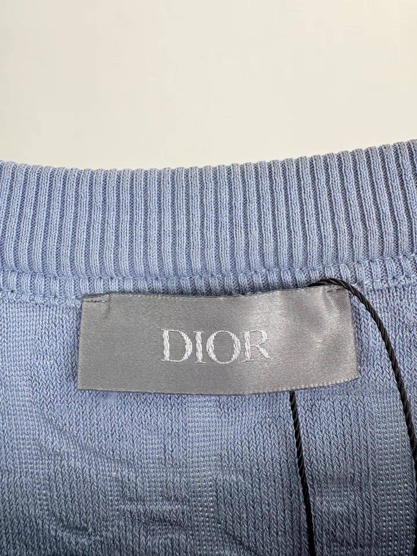 Dior DIOR Dusty Blue Towel Short Sleeve K1 Size US XL / EU 56 / 4 - 4 Thumbnail