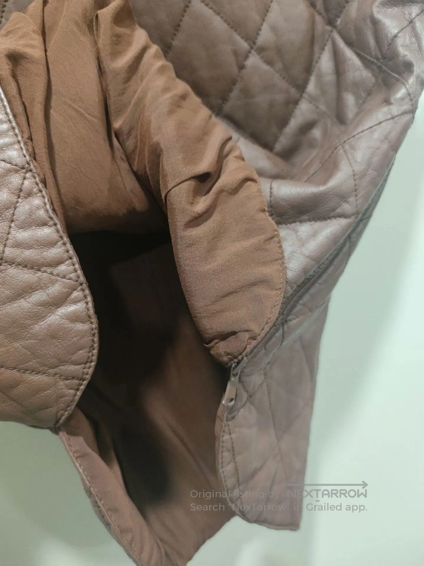 Brunello Cucinelli Brunello Cucinelli Brown Leather Vest. Size US L / EU 52-54 / 3 - 5 Thumbnail
