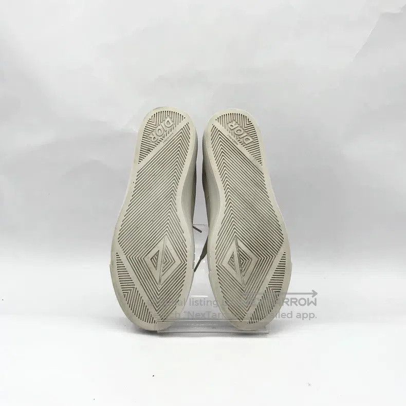 Dior Dior Greyish-white lacing casual flat board shoes German t Size US 11 / EU 44 - 5 Thumbnail