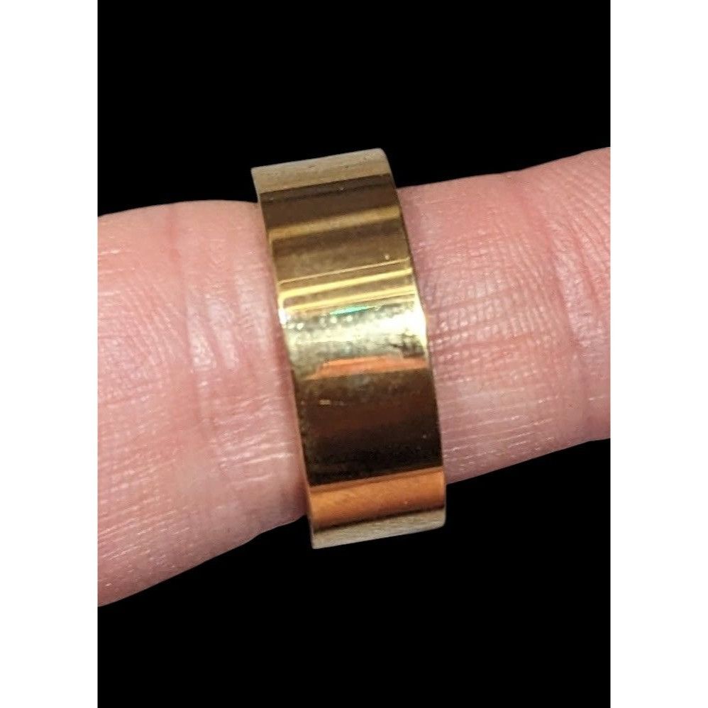 Other Whimsical Fairycore Steel Time Floral Ring Gold Plated Stain Size ONE SIZE - 2 Thumbnail