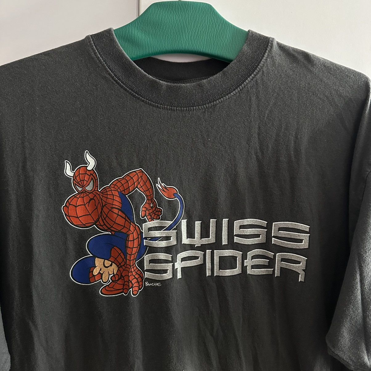 Marvel Comics Spider Swiss Vintage T-shirt Comics Size US L / EU 52-54 / 3 - 2 Thumbnail