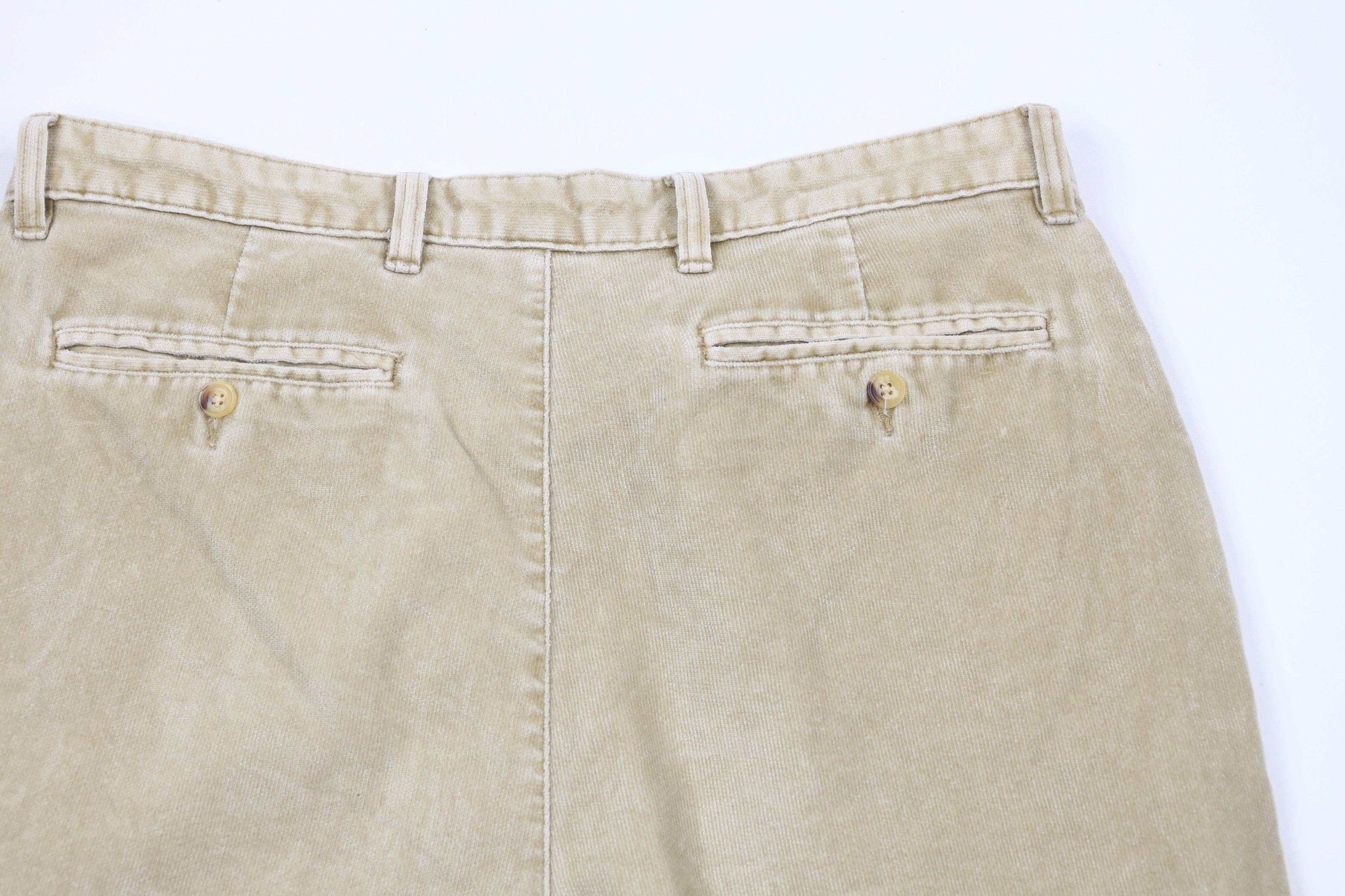 Tommy Hilfiger × Vintage Vintage 90s Tommy Hilfiger Wide Leg Corduroy Moleskin Pants Size 36 - 11 Thumbnail