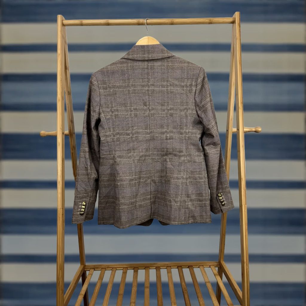 Banana Republic Banana Republic Blazer Shirt Jacket Women Plaid Double Breasted 8 Petite NWT Multicolor Tuxedo Preppy BUSINESS Womens Petite Blazer Size M / US 6-8 / IT 42-44 - 1 Thumbnail