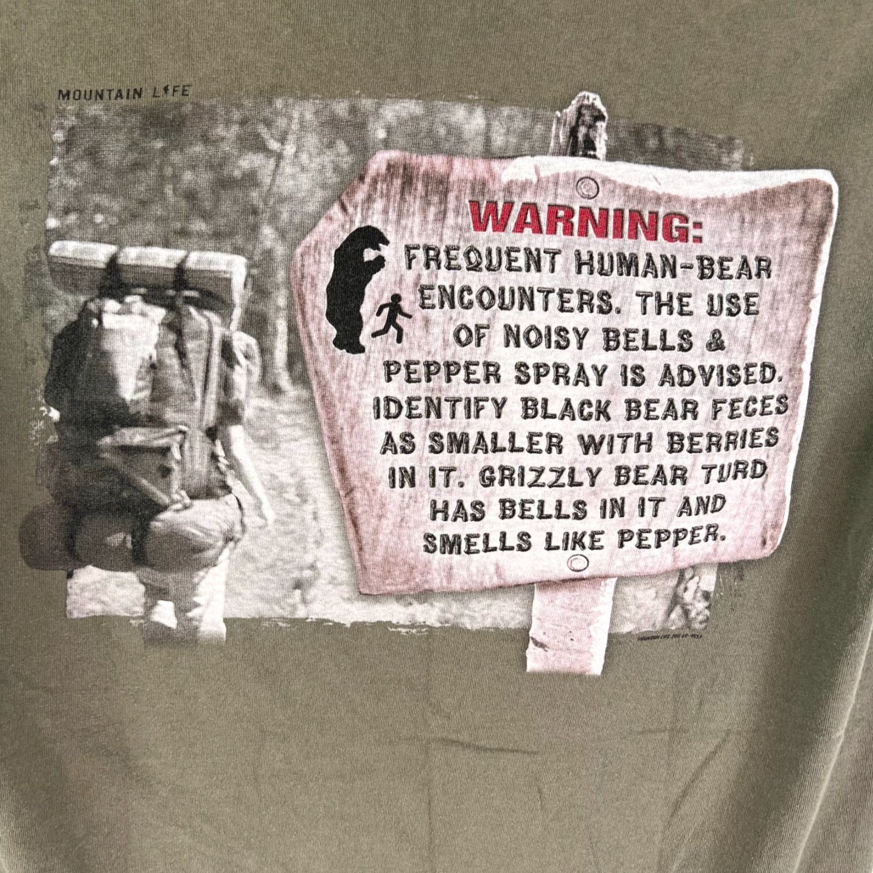 The Mountain VINTAGE The Mountain Jackson Hole WY Mountain T Shirt Mens Large Green Distressed Bear Warning Shirt Mens Large Green 90s Animals Camping US Seller Size US L / EU 52-54 / 3 - 5 Thumbnail