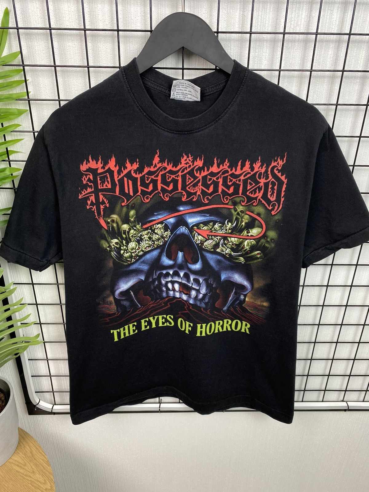 Band Tees × Vintage POSSESSED "THE EYES OF HORROR" vintage T shirt Tee Men L Size US L / EU 52-54 / 3 - 3 Thumbnail