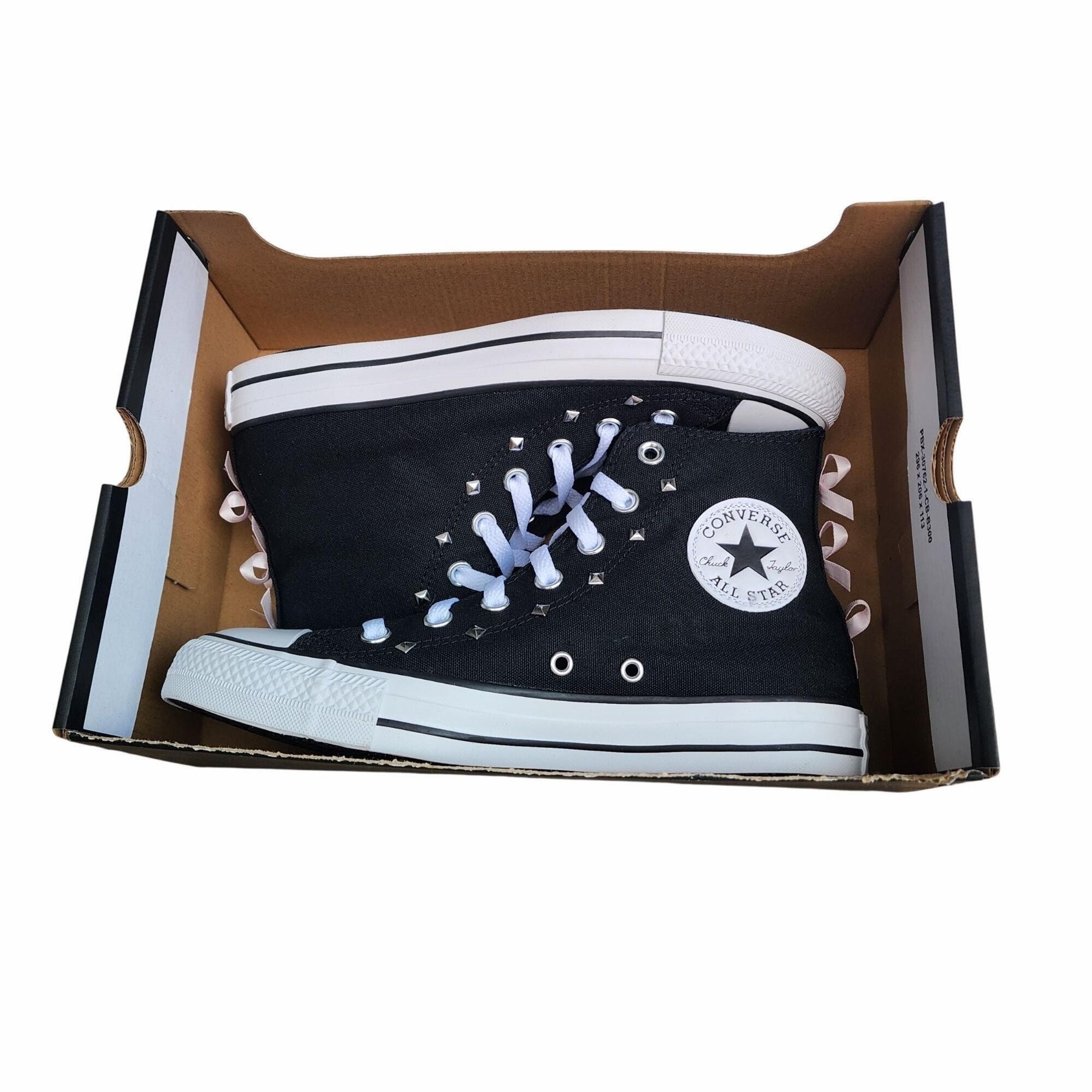 Converse ⭐Converse Chuck Taylor Bows & Studs 12 Womens Shoes Sneakers Size US 12 / IT 42 - 7 Thumbnail