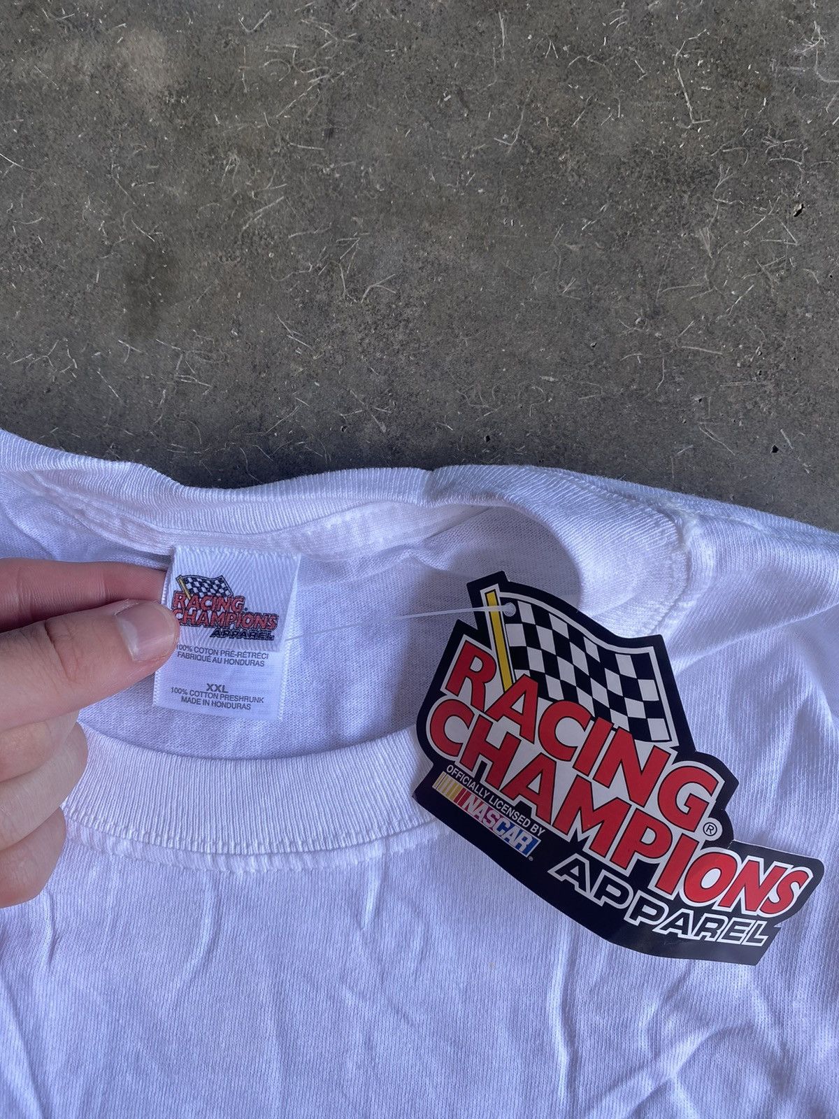 NASCAR Y2K Ricky Craver #32 Front/Back Nascar Tee Size US XXL / EU 58 / 5 - 5 Thumbnail