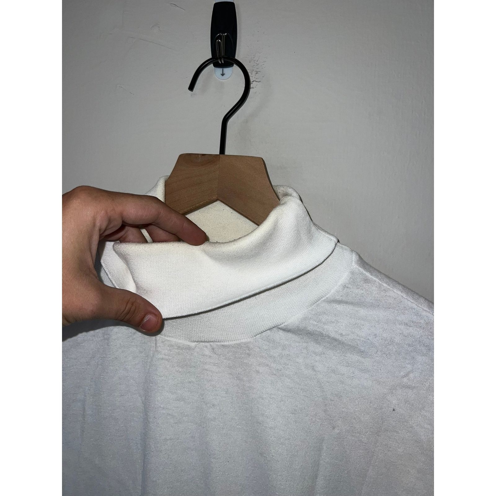 Vintage Vintage White Mockneck Shirt Sunbelt Sportswear Tee Large Size US L / EU 52-54 / 3 - 3 Thumbnail