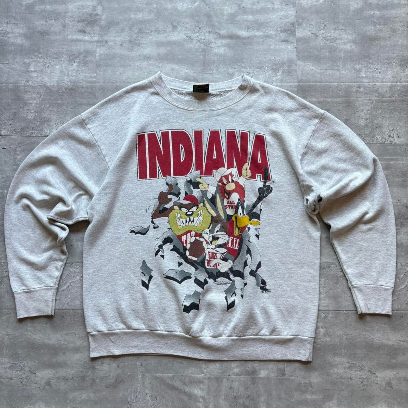 Vintage Vintage 1990s indiana hoosiers looney Size US XL / EU 56 / 4 - 1 Thumbnail
