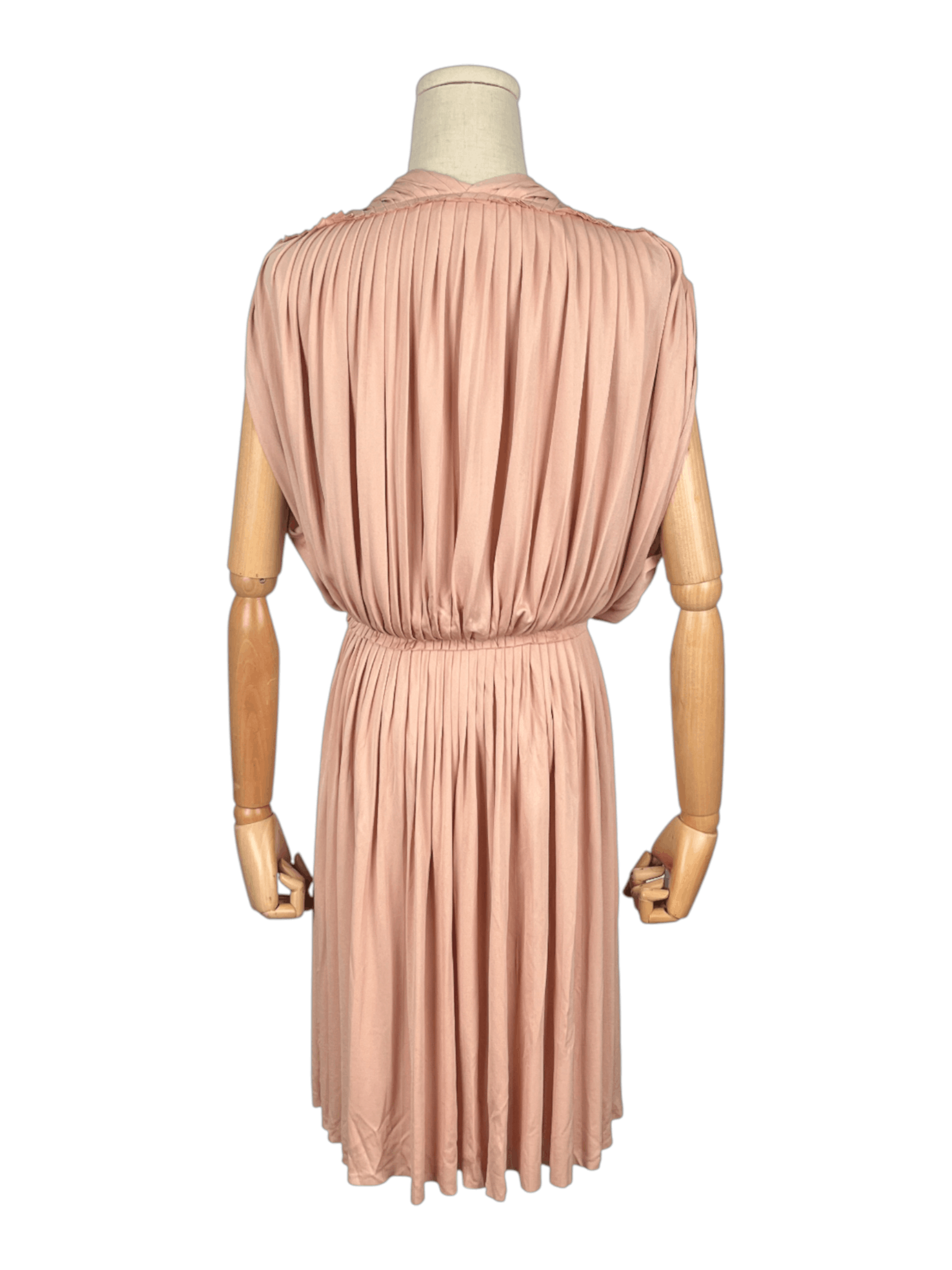 Dior Christian Dior Salmon Open Front Draped Dress Size XS / US 0-2 / IT 36-38 - 2 Thumbnail